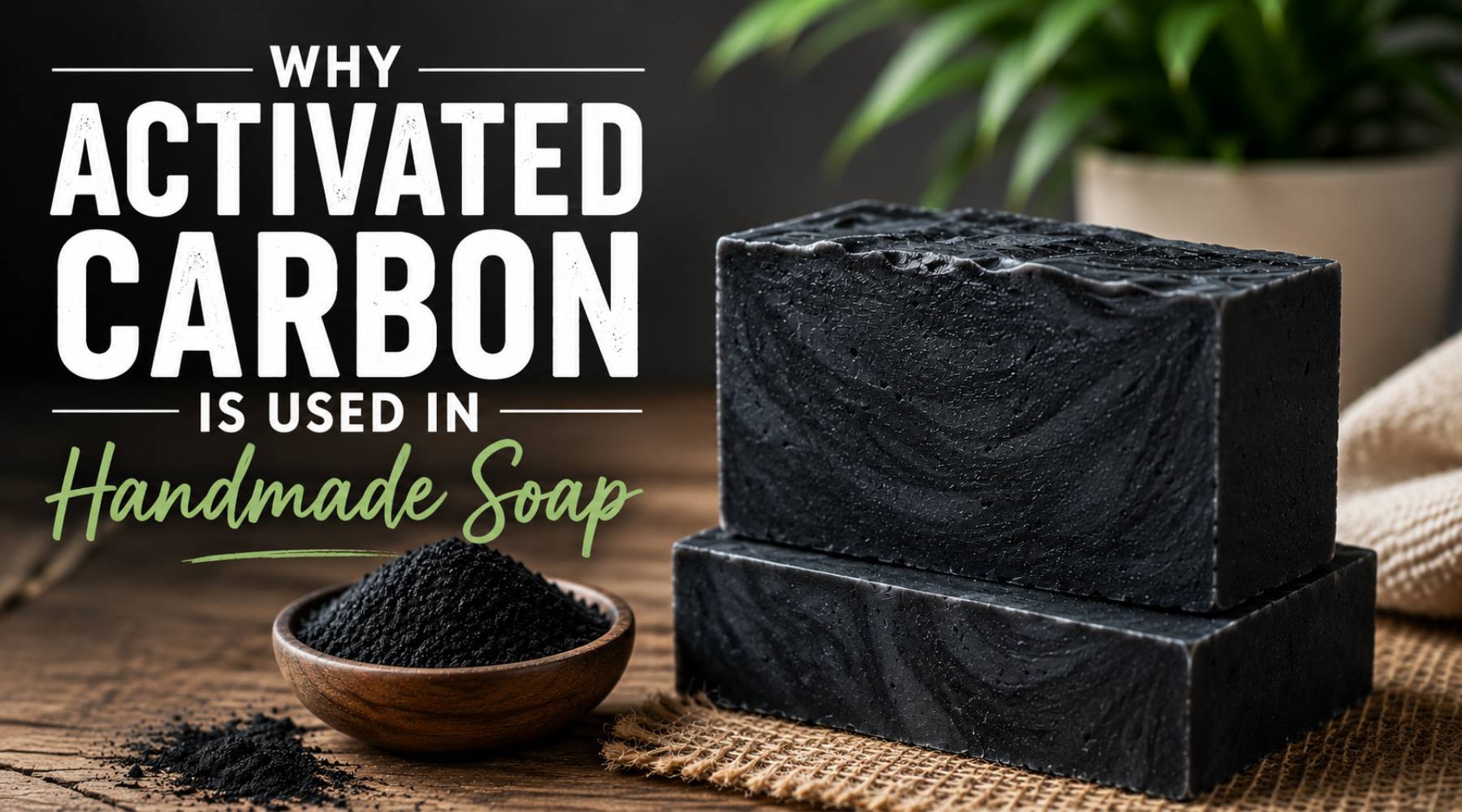 Why Activated Carbon Is Used in Handmade Soap