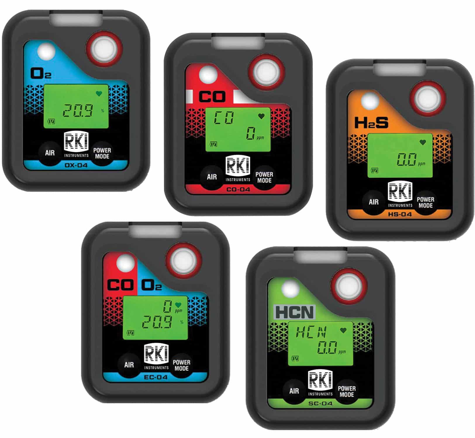 RKI Gas Monitors, Sensors and Accessories