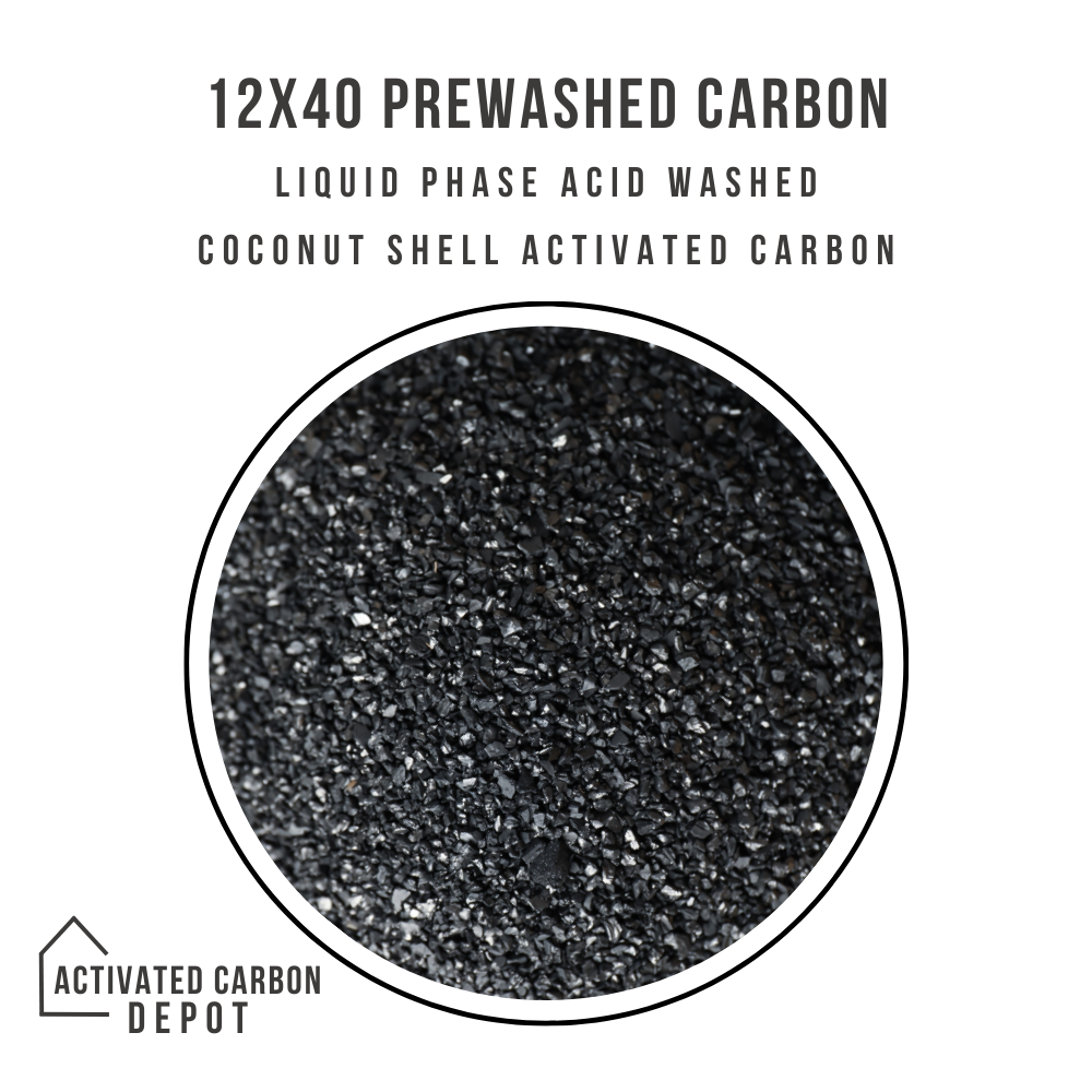 12x40 Mesh Coconut Shell Pre Washed Carbon