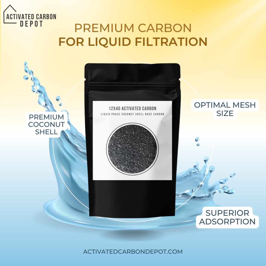 12x40 Liquid Phase Coconut Shell Activated Carbon Suppliers