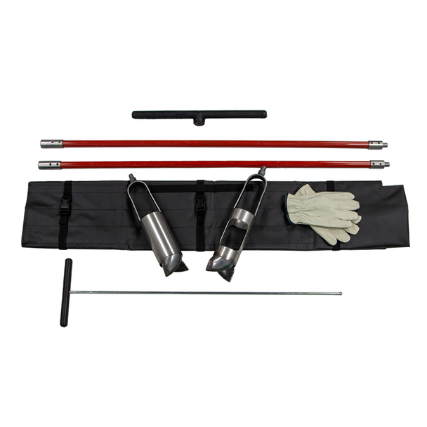 AMS 3-1/4 Deluxe Fiberglass Auger Kit, Signature Series | AMS Soil Sampling Equipment