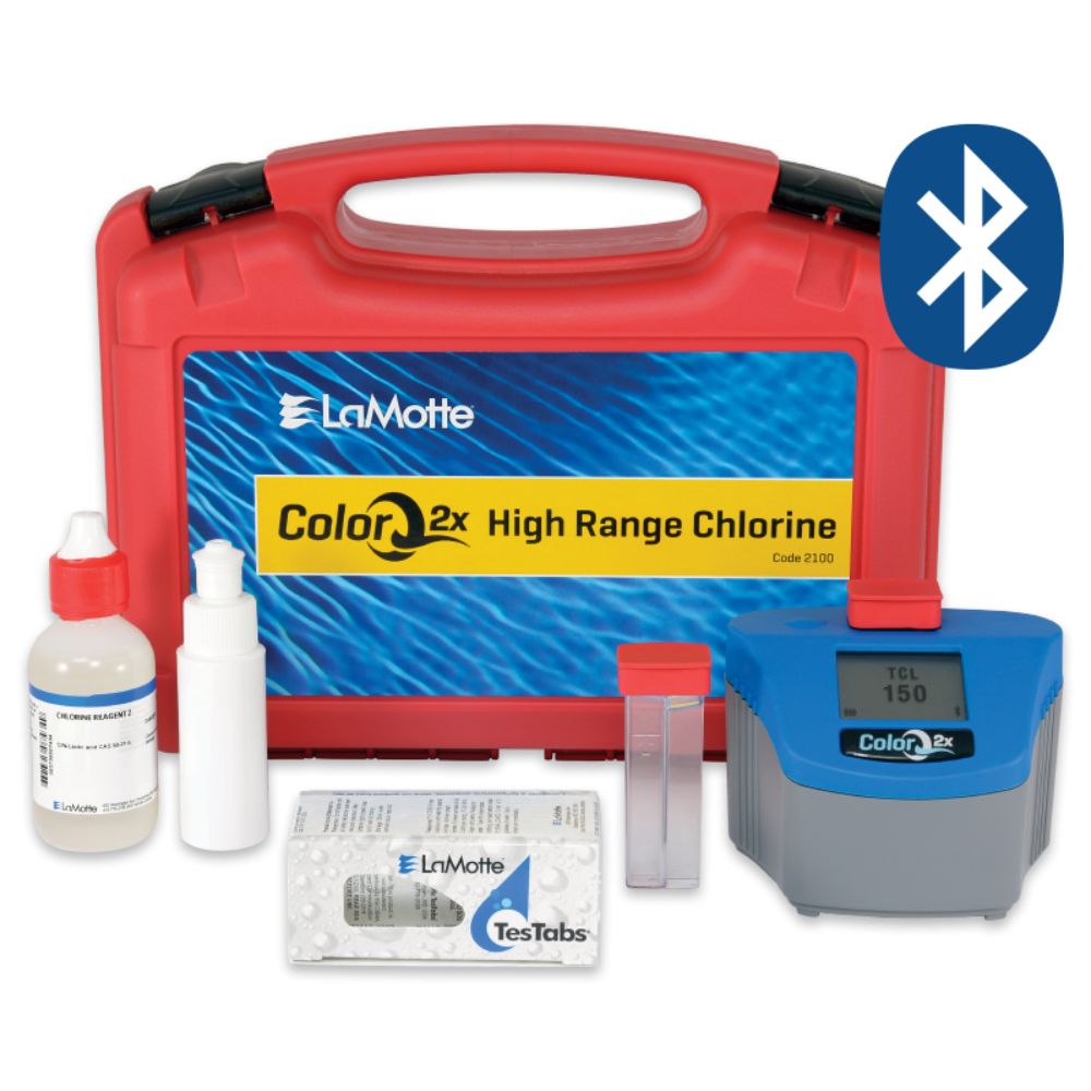 LaMotte ColorQ® 2x High Range Chlorine Test Kit - 2100 -  Activated Carbon Depot.