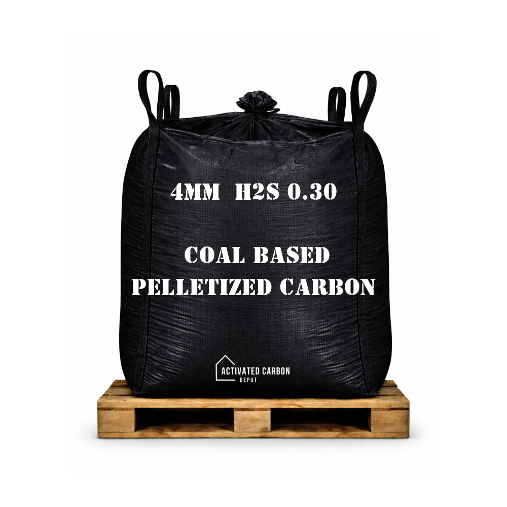 bulk 4mm H2S Activated Carbon Pellets | 0.30 H2S