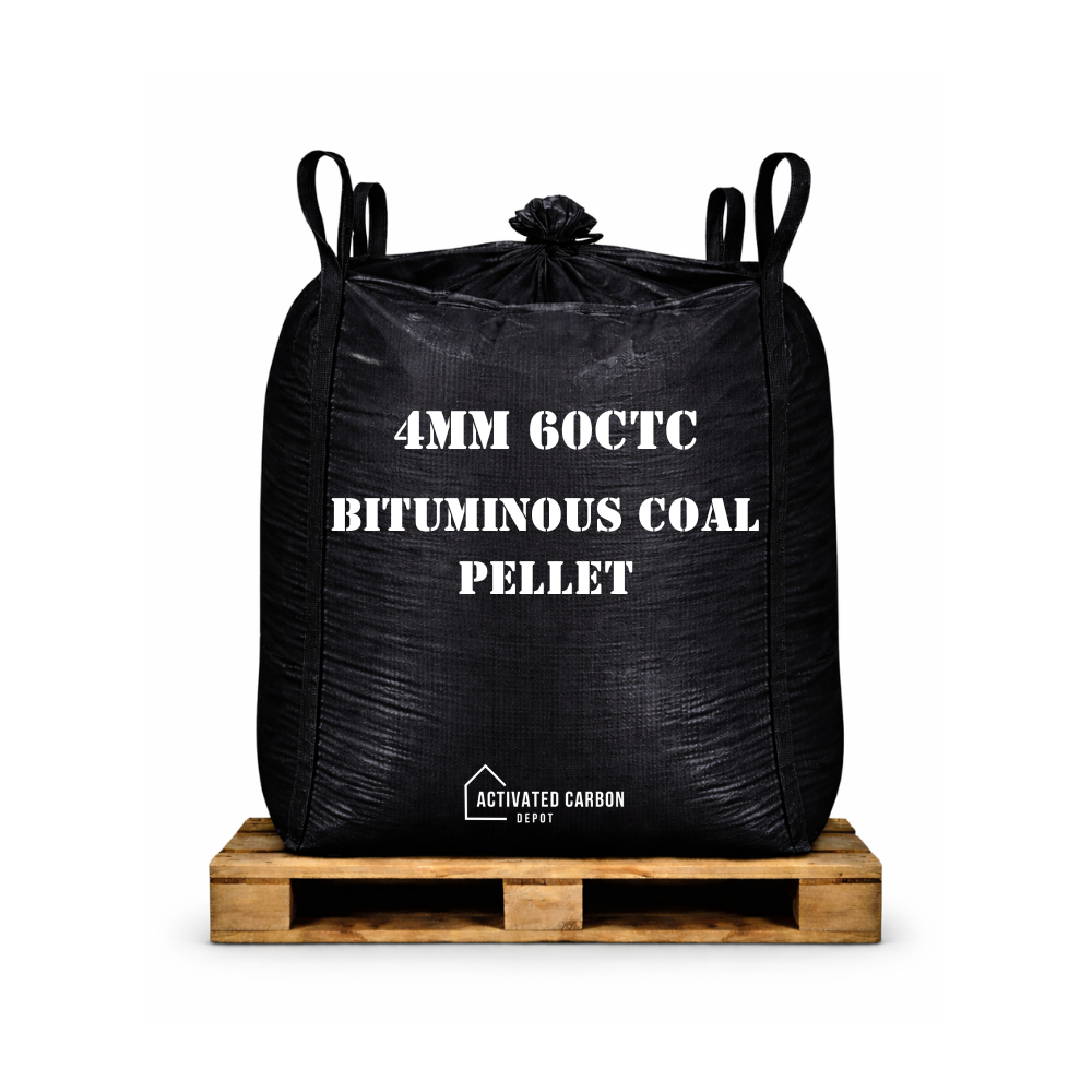 4mm Pellet Carbon – Vapor Phase – 60 CTC – 1100 lb Pallet