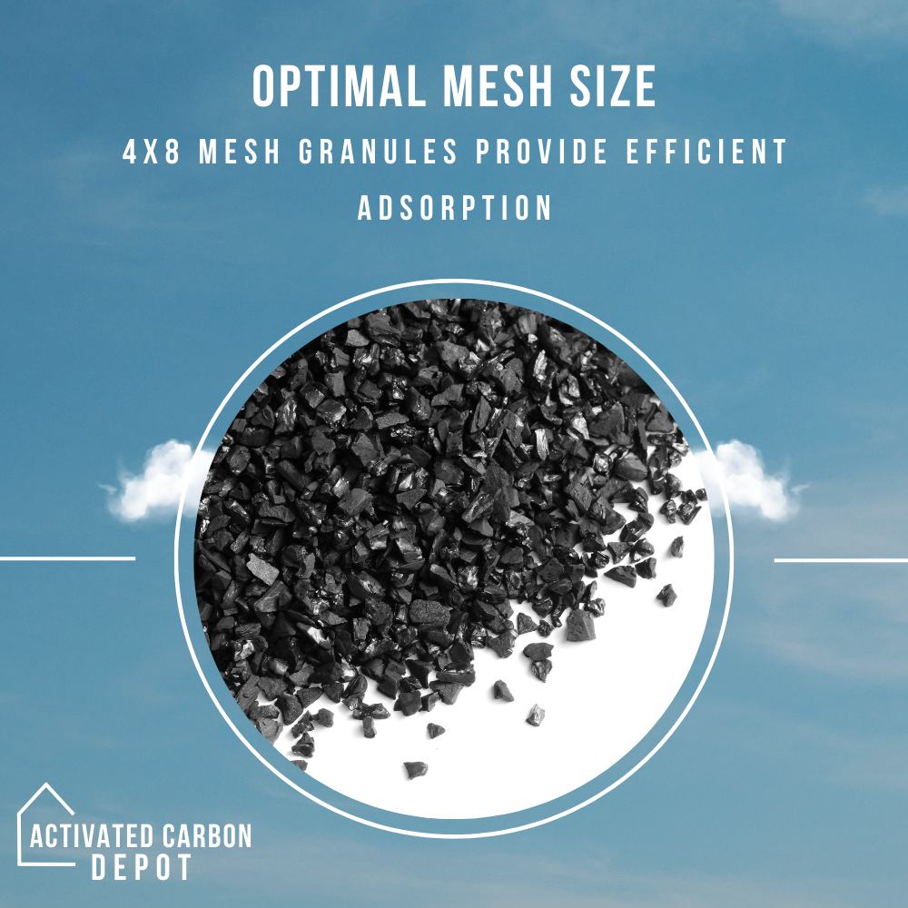 4x8 Activated Charcoal for Air Filtration