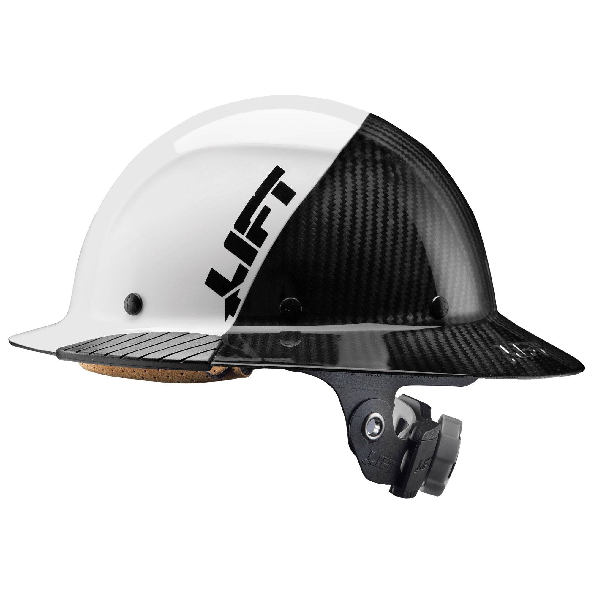 LIFT Safety DAX Fifty/50 Carbon Fiber Full Brim Hard Hat | ANSI Type I Class C | EN 397