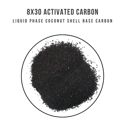 8x30 liquid phase coconut shell gac carbon 60ctc