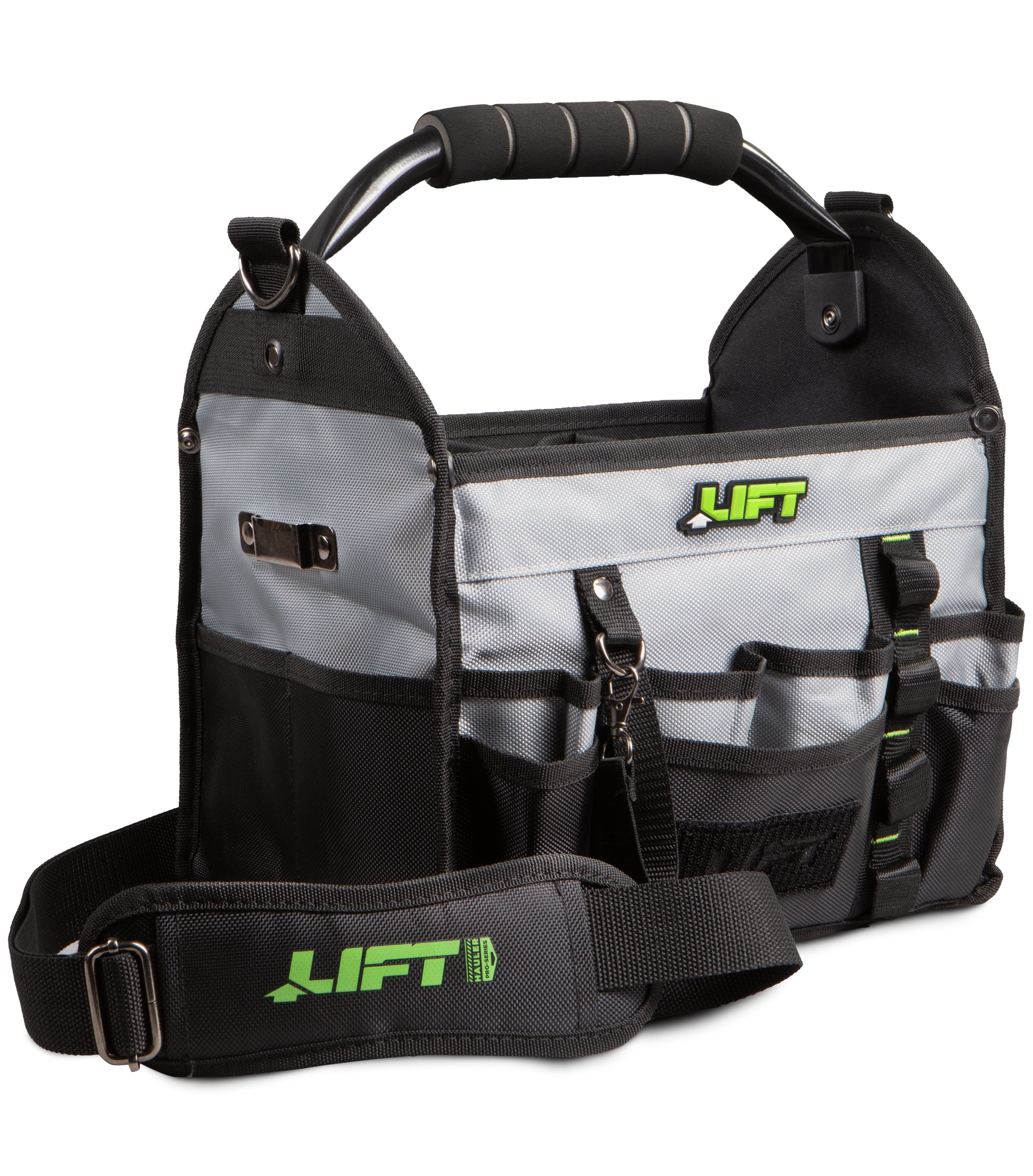 LIFT Safety Open Top Tool Bag | 1680D Ballistic Shell | 17 Pockets | Reinforced Base