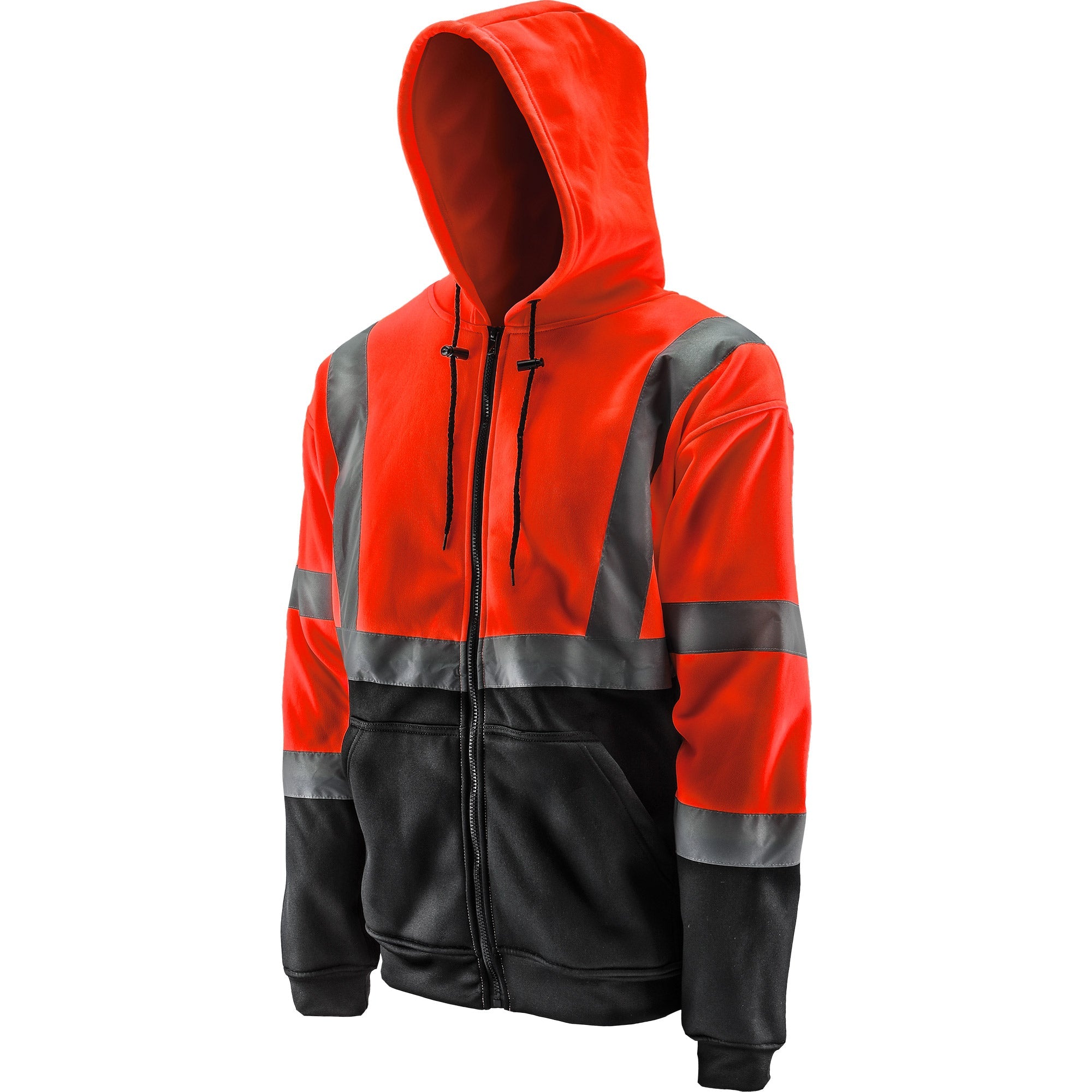 LIFT Safety Hi-Viz Orange Pro Hoodie | ANSI Level 2 Type R | Polyester Fleece