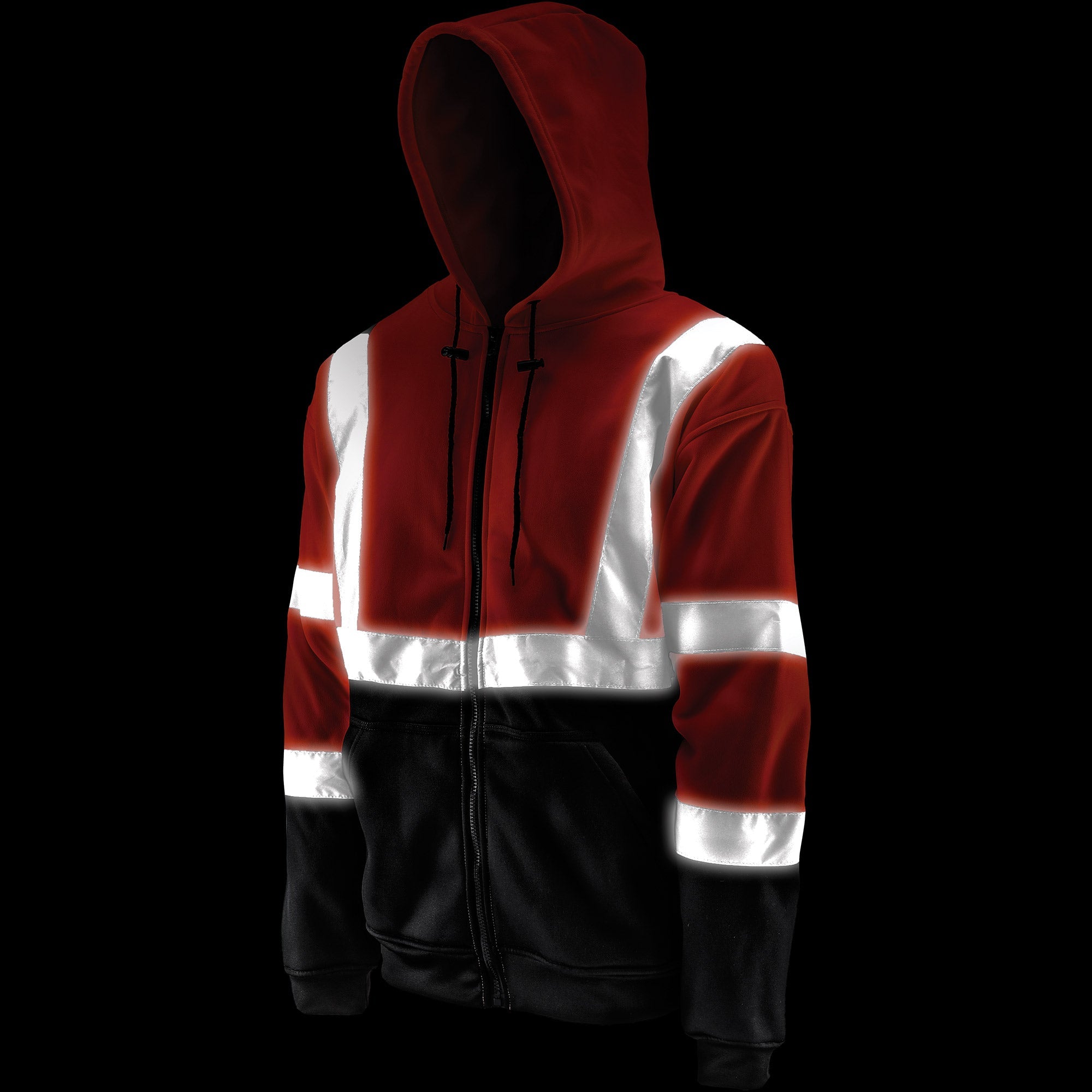 LIFT Safety Hi-Viz Orange Pro Hoodie | ANSI Level 2 Type R | Polyester Fleece
