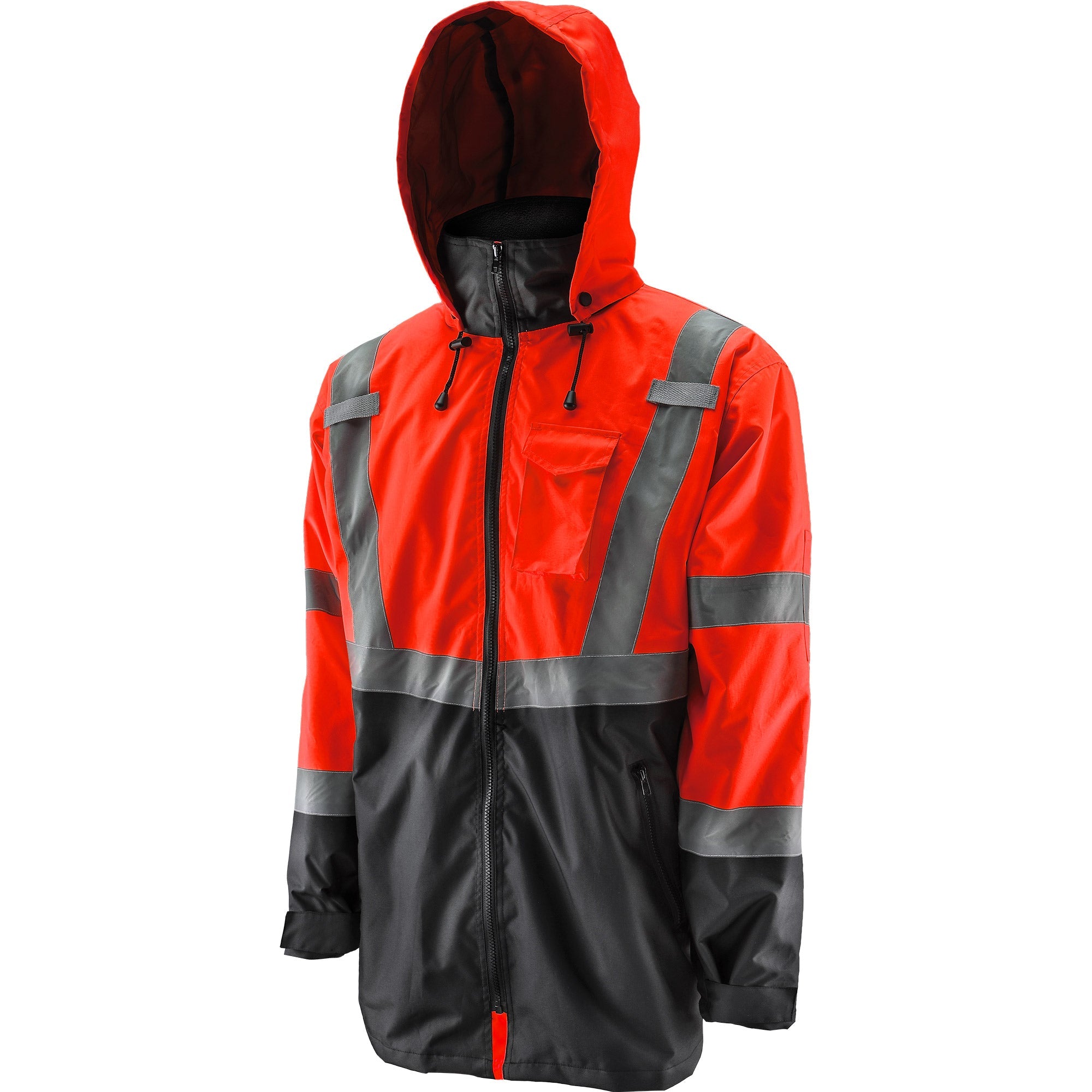 LIFT Safety Hi-Viz Orange Parka Jacket | ANSI Level 3 Type R | Extended Coverage