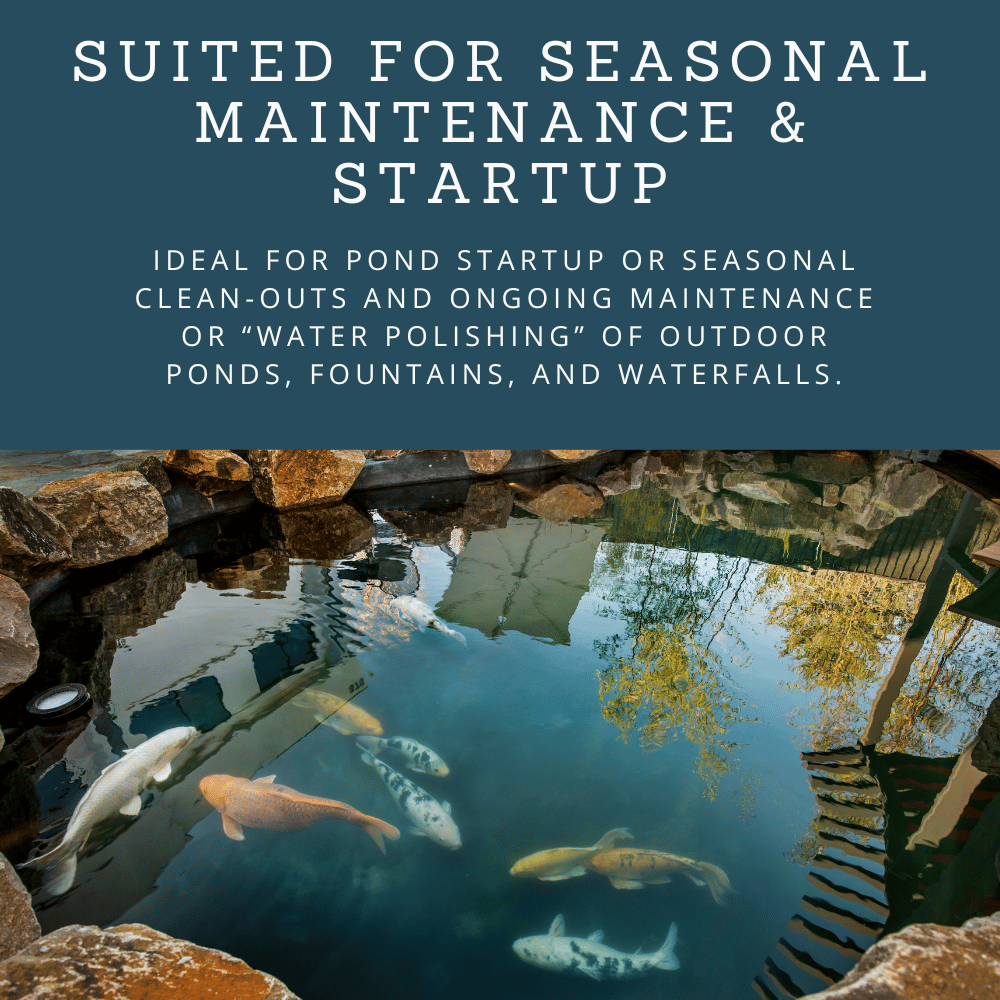 Activated Carbon for Ponds - Suited for Seasonal Maintenance & Startup