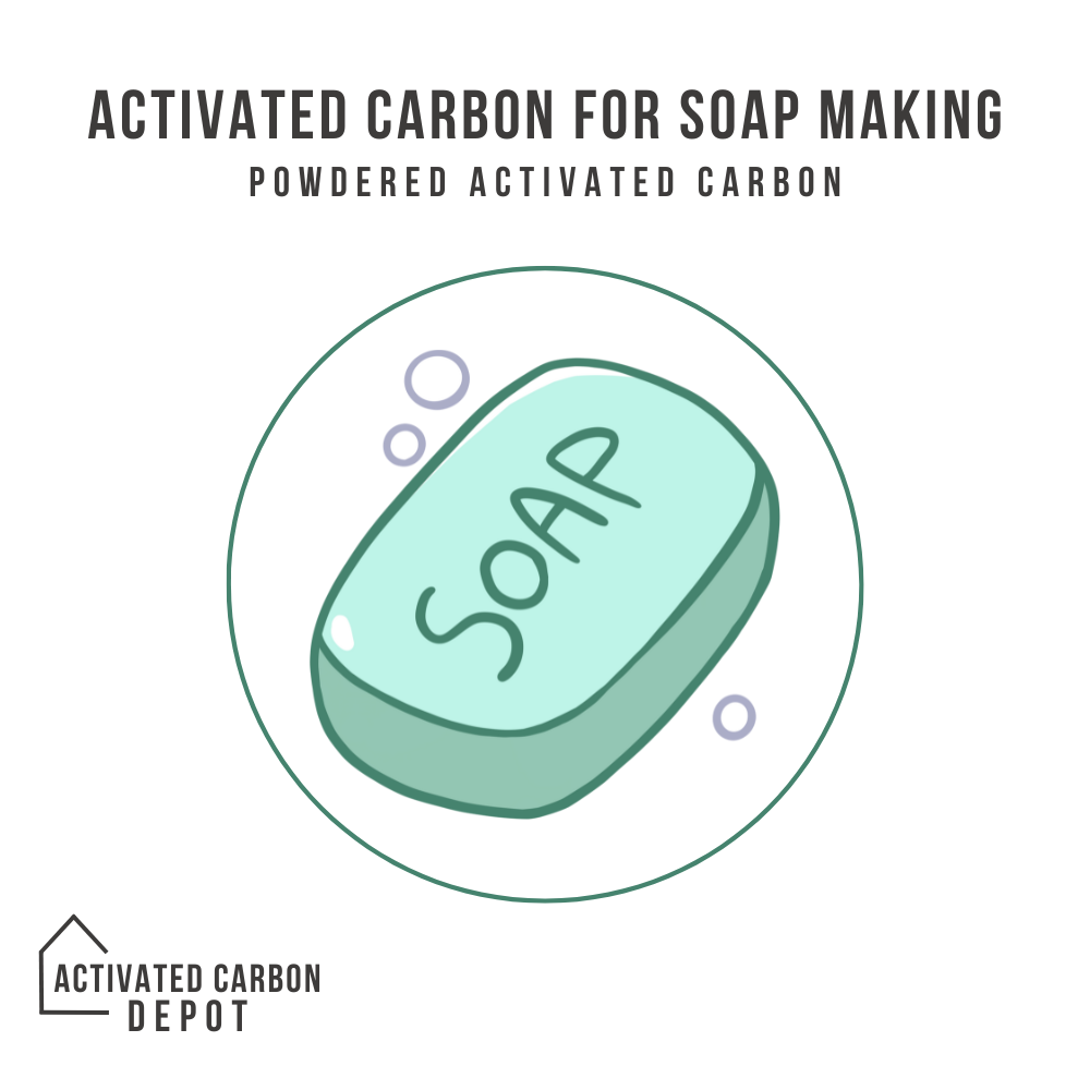 Powdered Activated Carbon for Making Soap