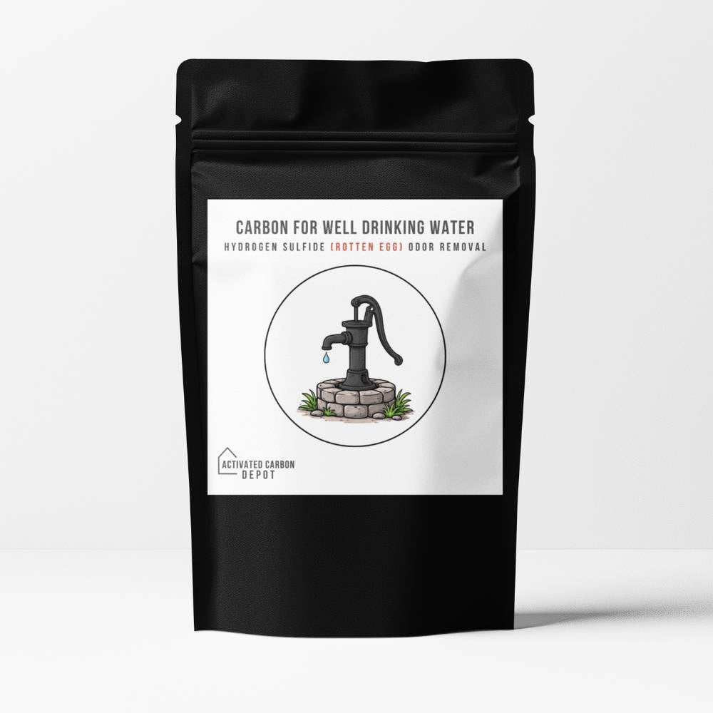 12x40 Catalytic Activated Carbon for Well Water – Hydrogen Sulfide Odor Removal
