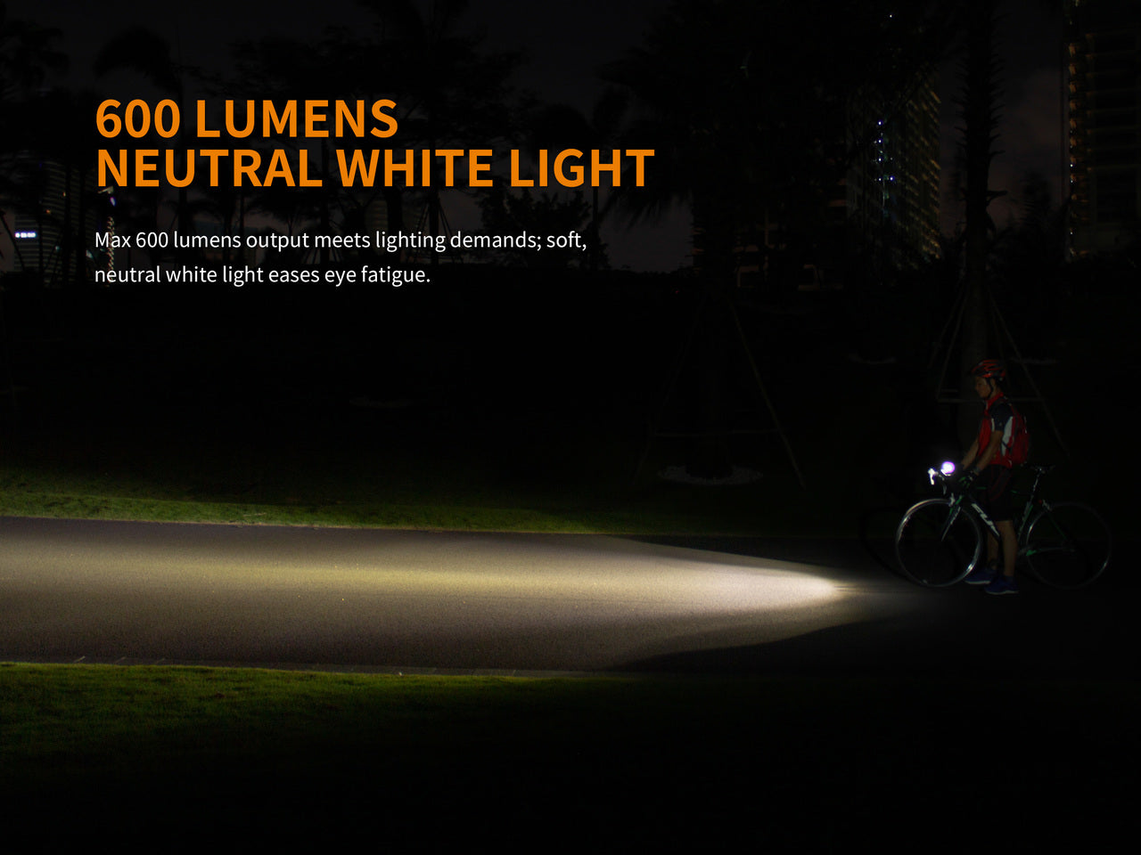 Fenix BC25R LED Bike Light | 600 Lumens | Anti-Glare | IP66 | 2600mAh Battery