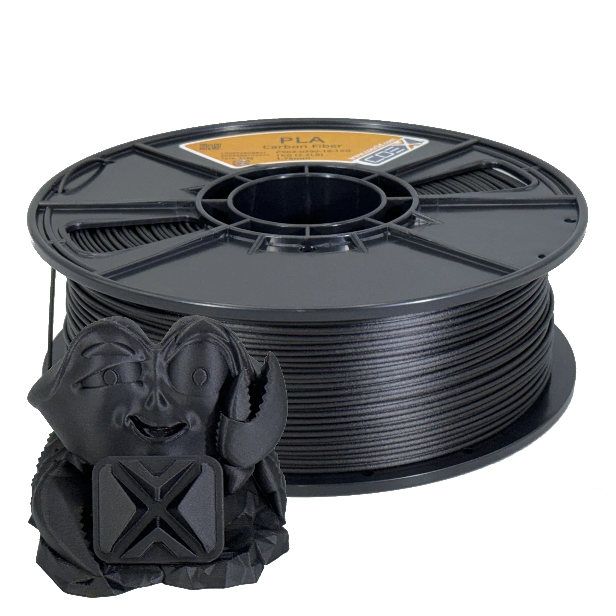 COEX 3D Carbon Filled PLA Filament – Strong, Lightweight, Matte Finish 3D Printing Material