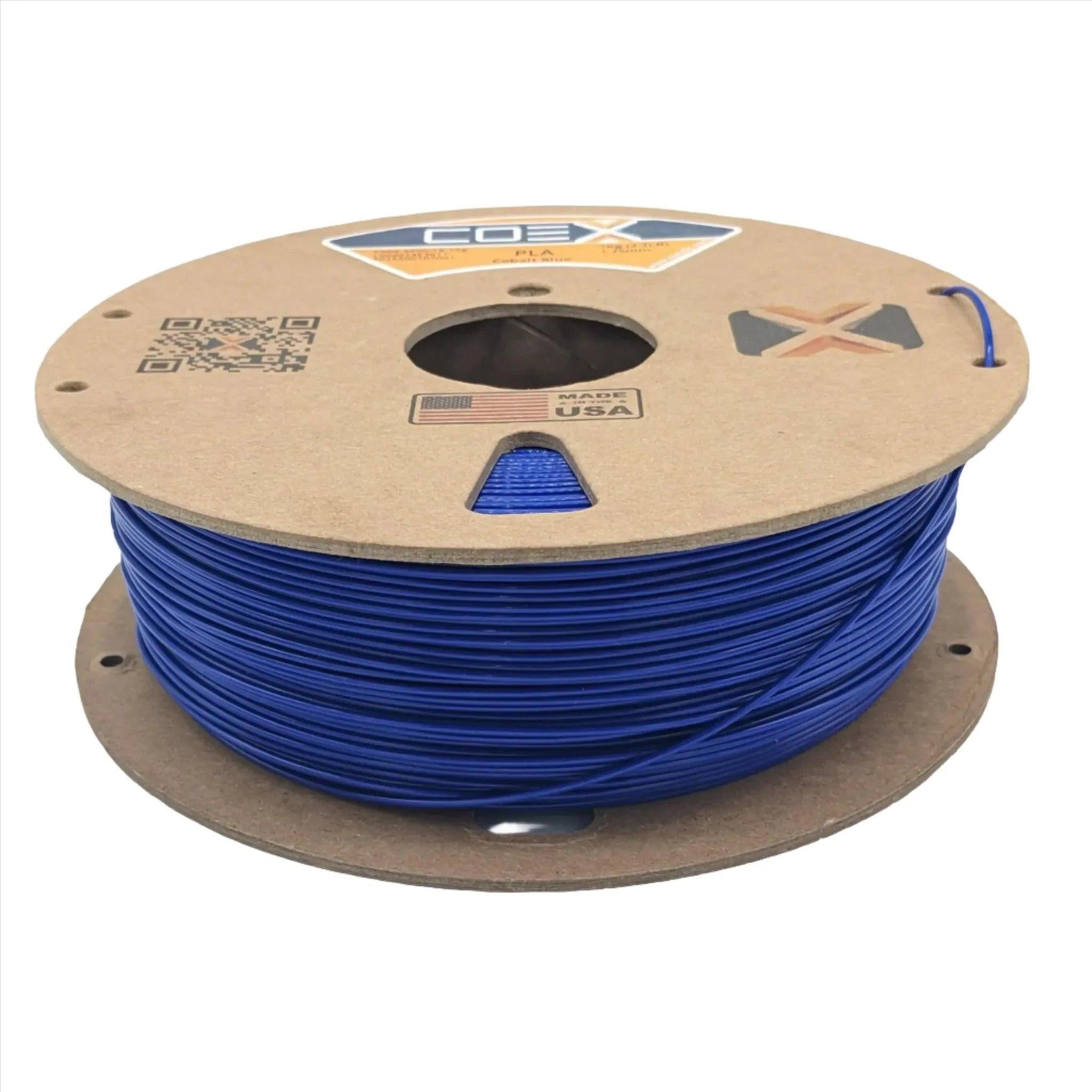 COEX 3D ABS+ Filament – Cobalt Blue – Engineering Grade, Low Warp 3D Printing Material