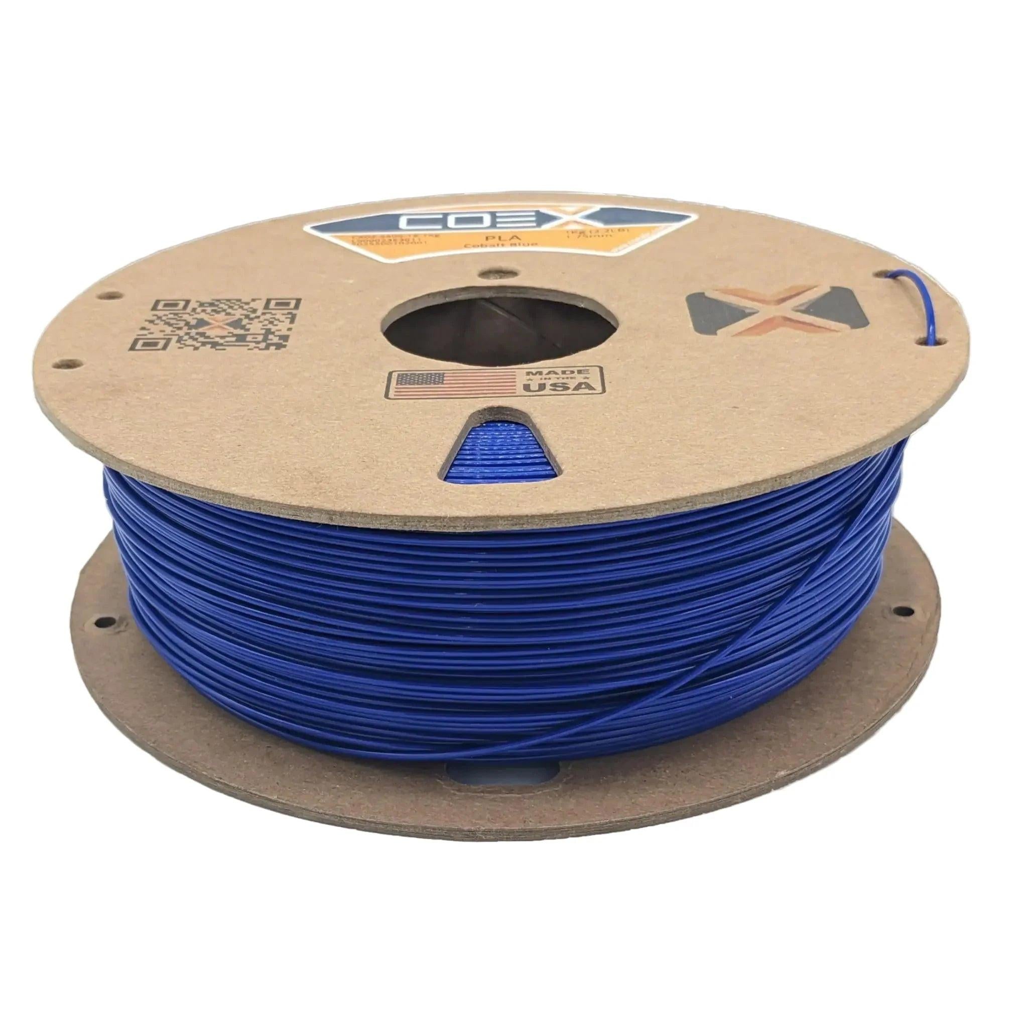 COEX 3D PLA Prime Filament – Cobalt Blue – Smooth Finish, Easy Print PLA
