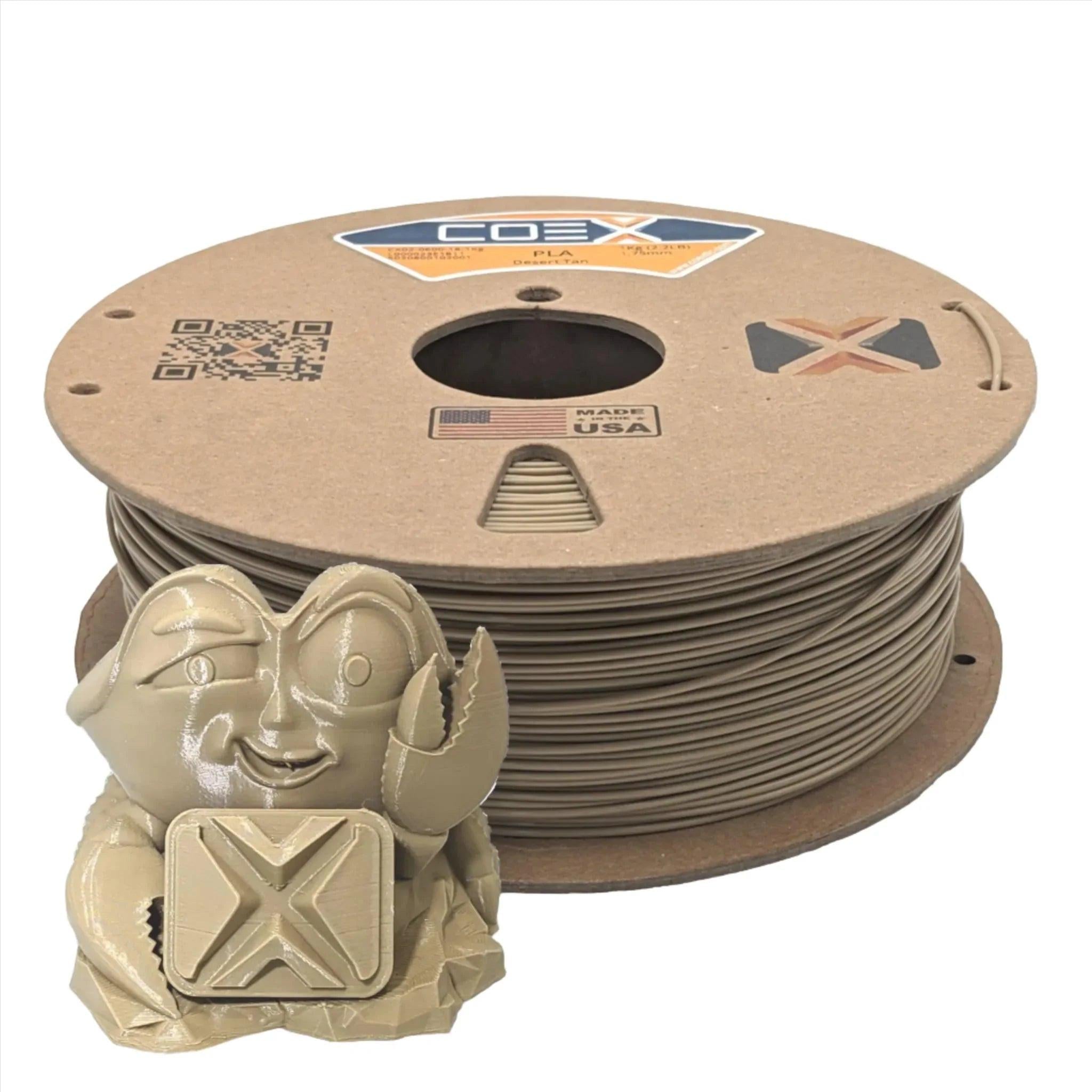 COEX 3D PLA Filament – Desert Tan – Easy Print, Smooth Finish 3D Printing Material