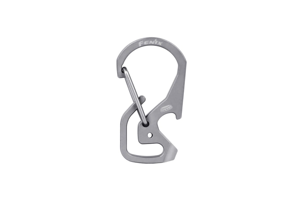 Fenix ALB-20 Multi-Purpose Snap Hook | TC4 Titanium | Bottle Opener & Screwdriver
