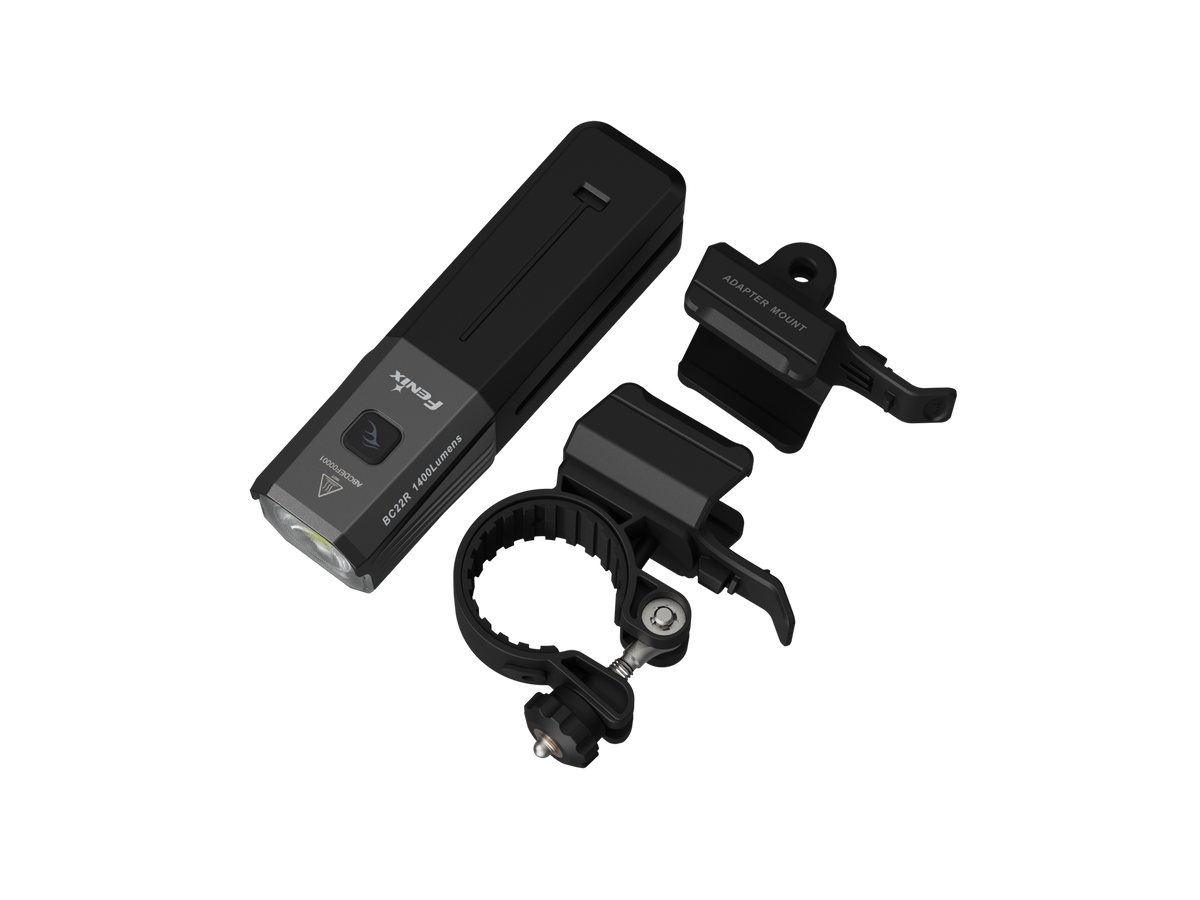 Fenix BC22R Road Bike Light | 1400 Lumens | 512 ft Beam | Anti-Glare | IP66 | USB-C