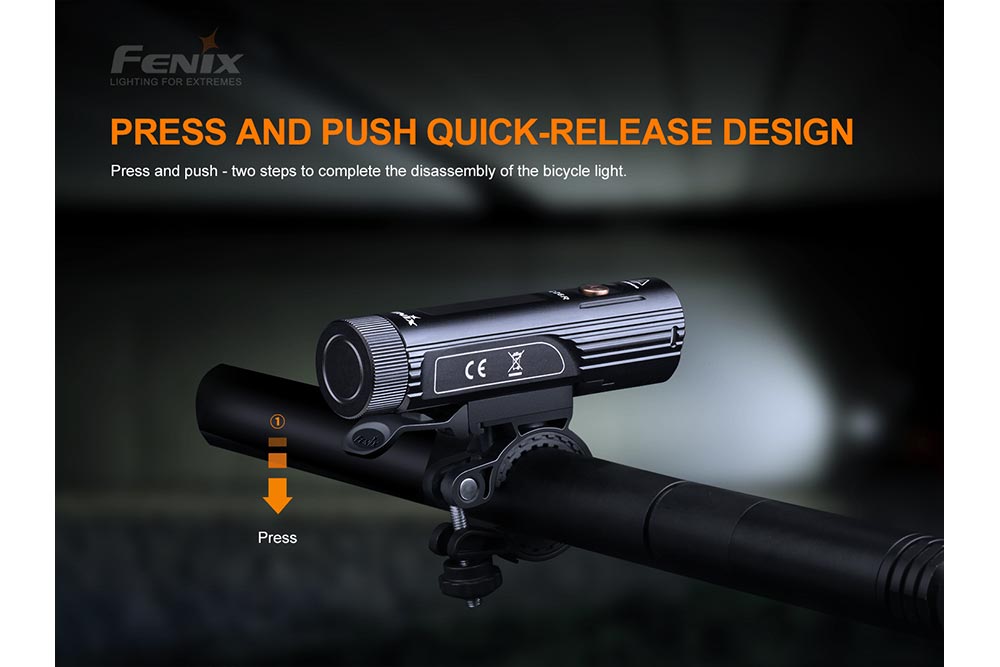 Fenix BC26R LED Bike Light | 1600 Lumens | 100° Beam | 65-Hour Runtime | IP68