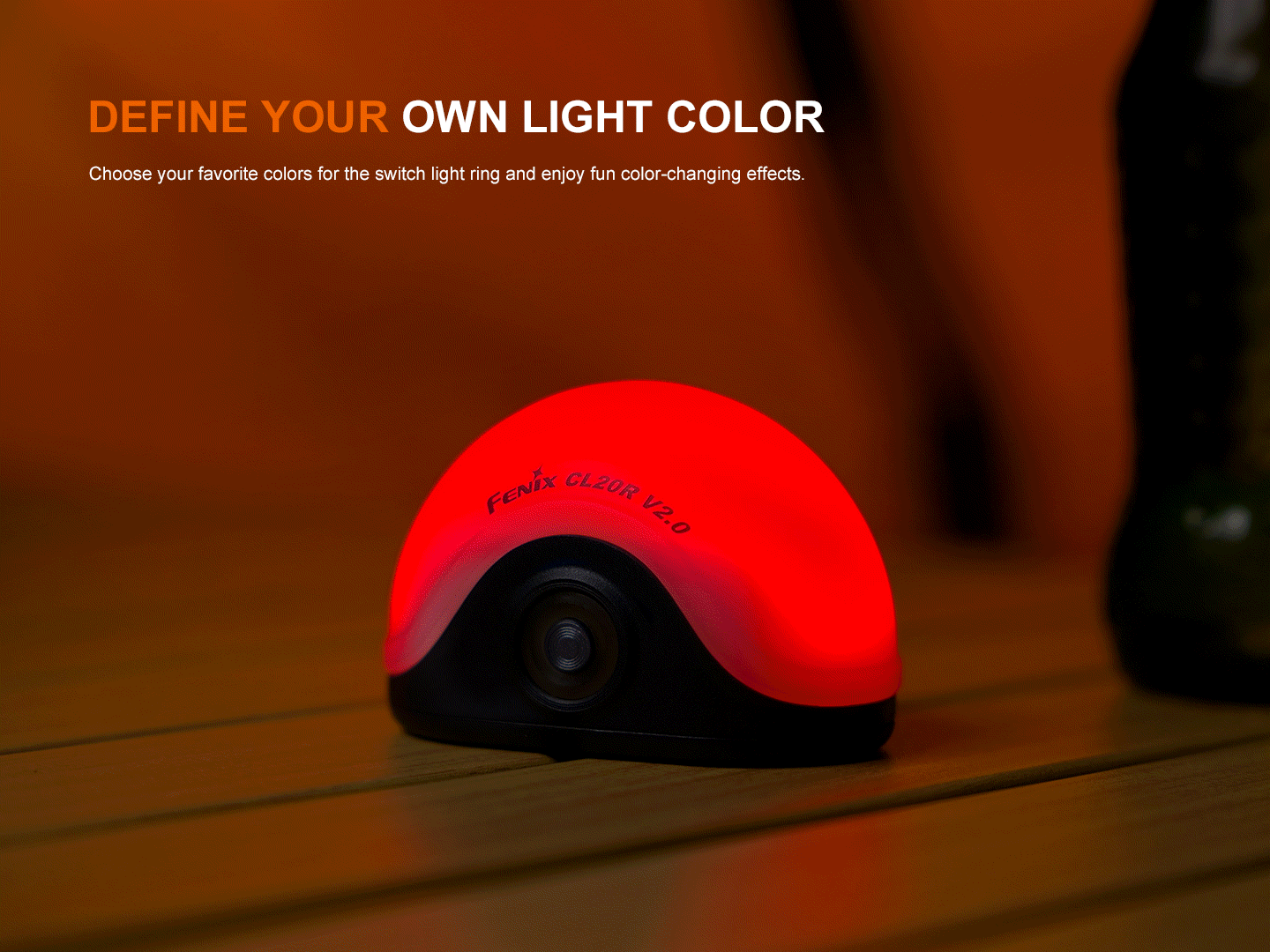 Fenix CL20R V2 Multicolor Camping Lantern | 300 Lumens | RGB | 6 Modes | IP65 | USB-C