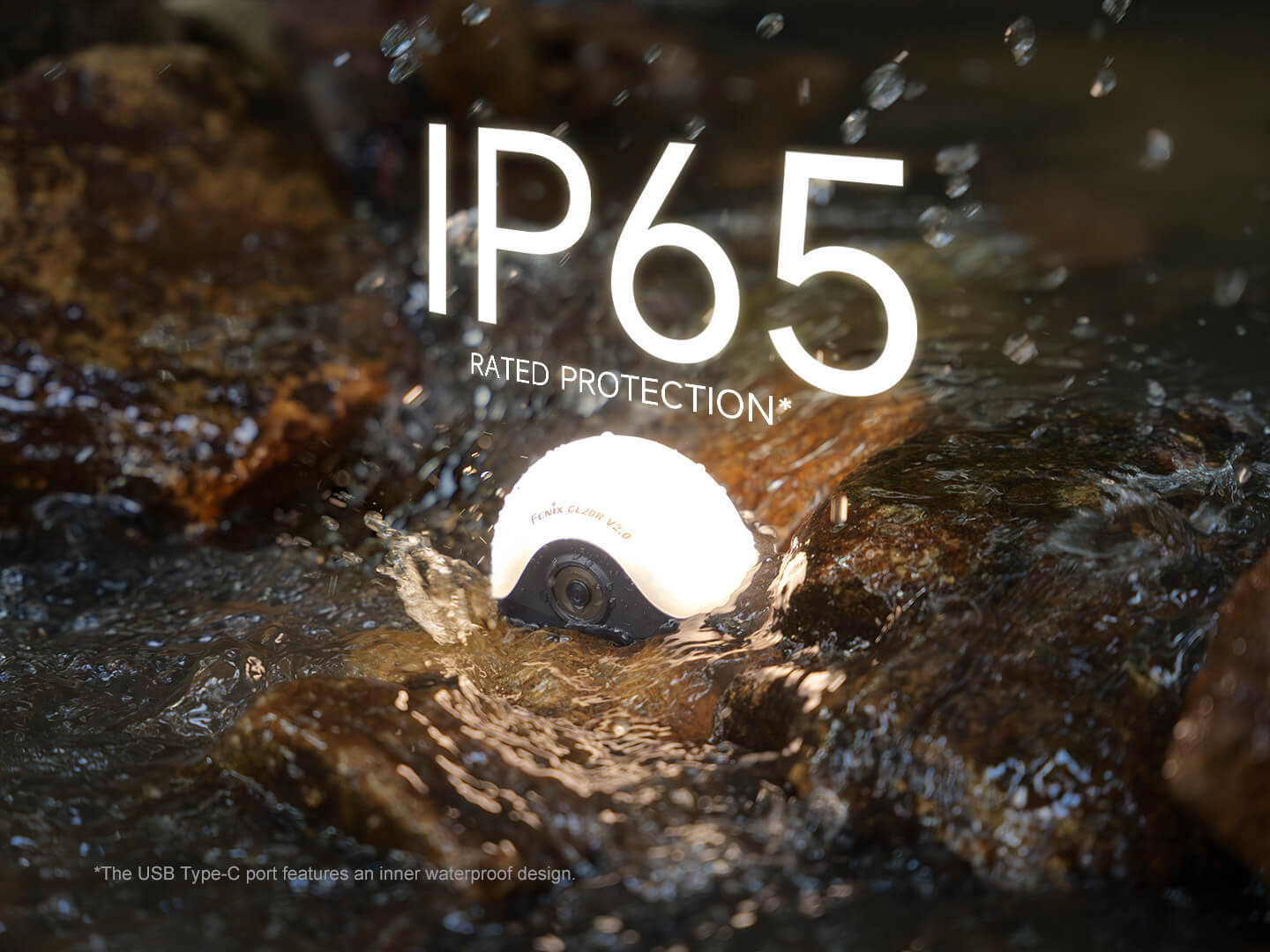 Fenix CL20R V2 Multicolor Camping Lantern | 300 Lumens | RGB | 6 Modes | IP65 | USB-C