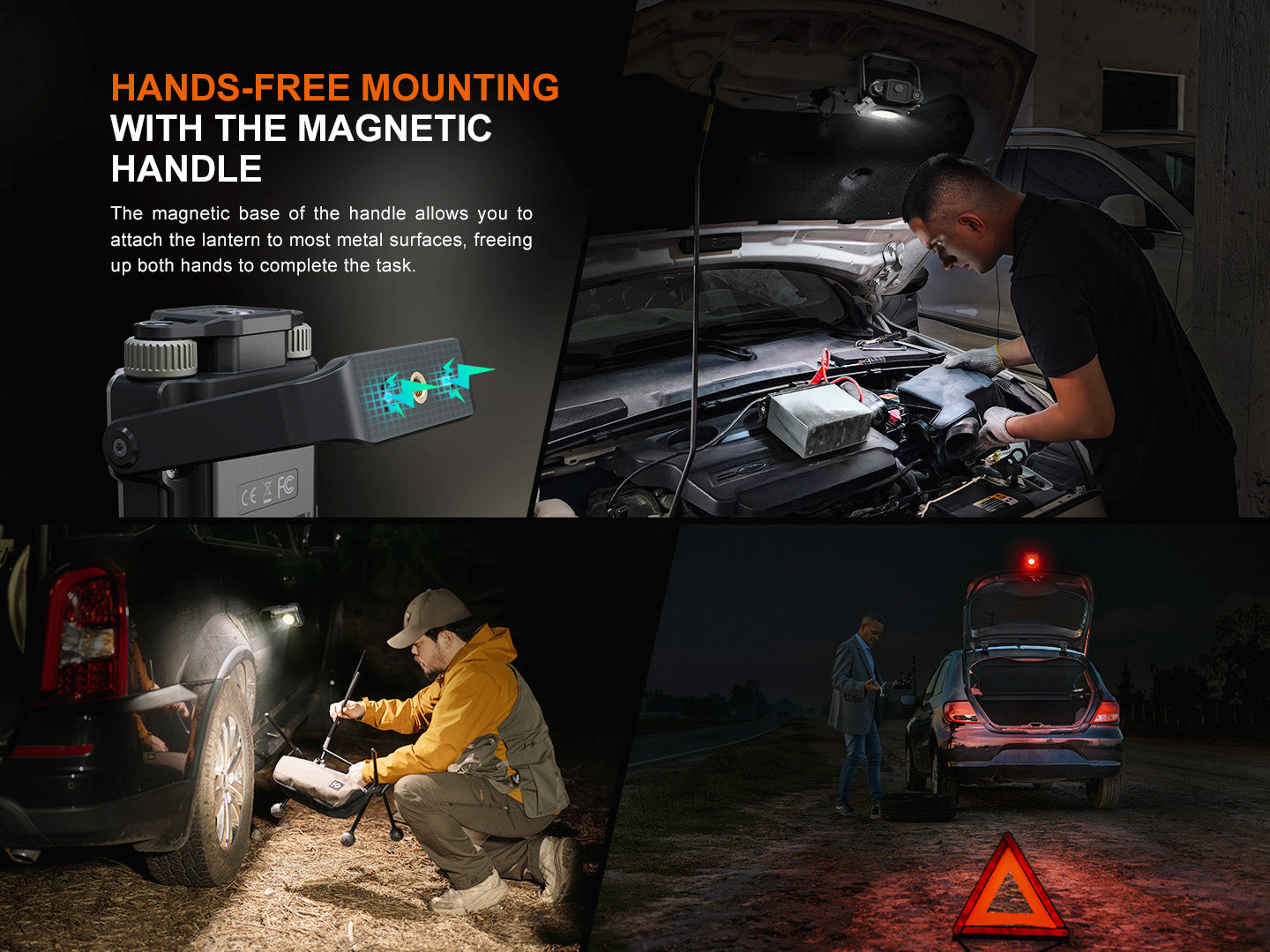 Fenix CL27R Multifunctional Outdoor Lantern | 1600 Lumens | Dual Beam | 2700K-6500K | IP66