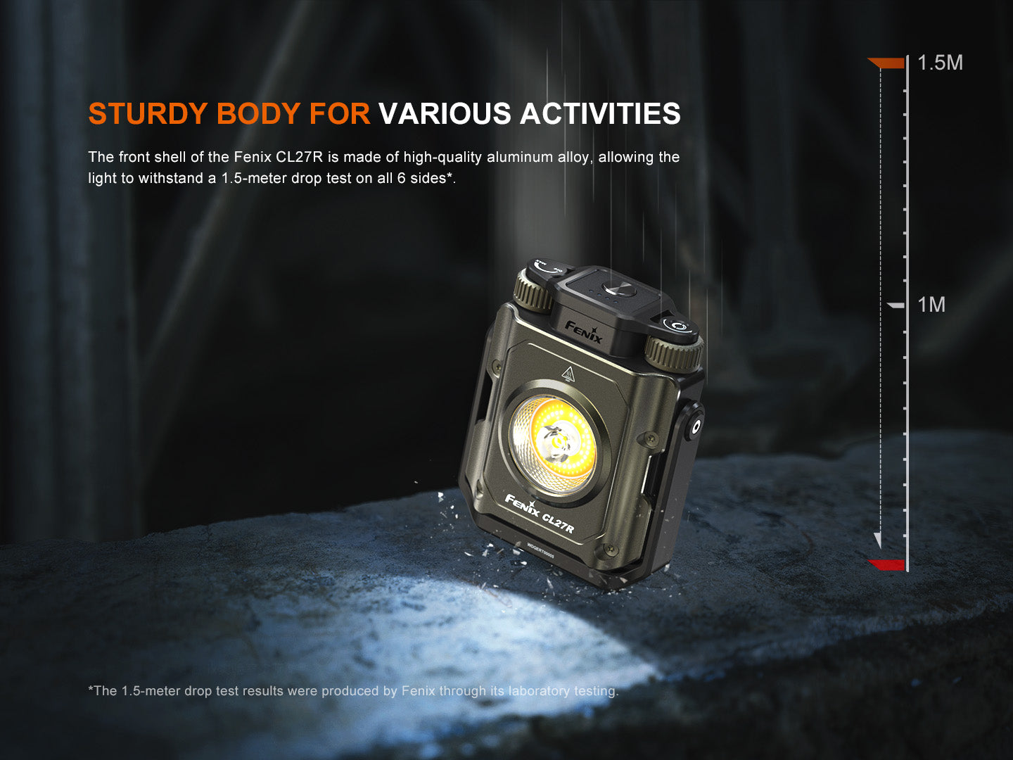 Fenix CL27R Multifunctional Outdoor Lantern | 1600 Lumens | Dual Beam | 2700K-6500K | IP66
