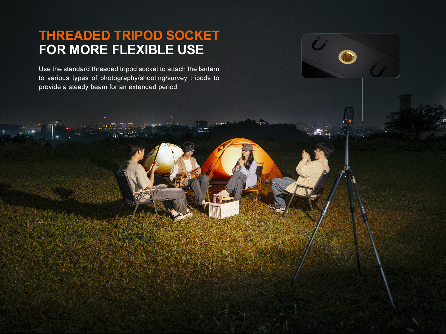 Fenix CL27R Multifunctional Outdoor Lantern | 1600 Lumens | Dual Beam | 2700K-6500K | IP66