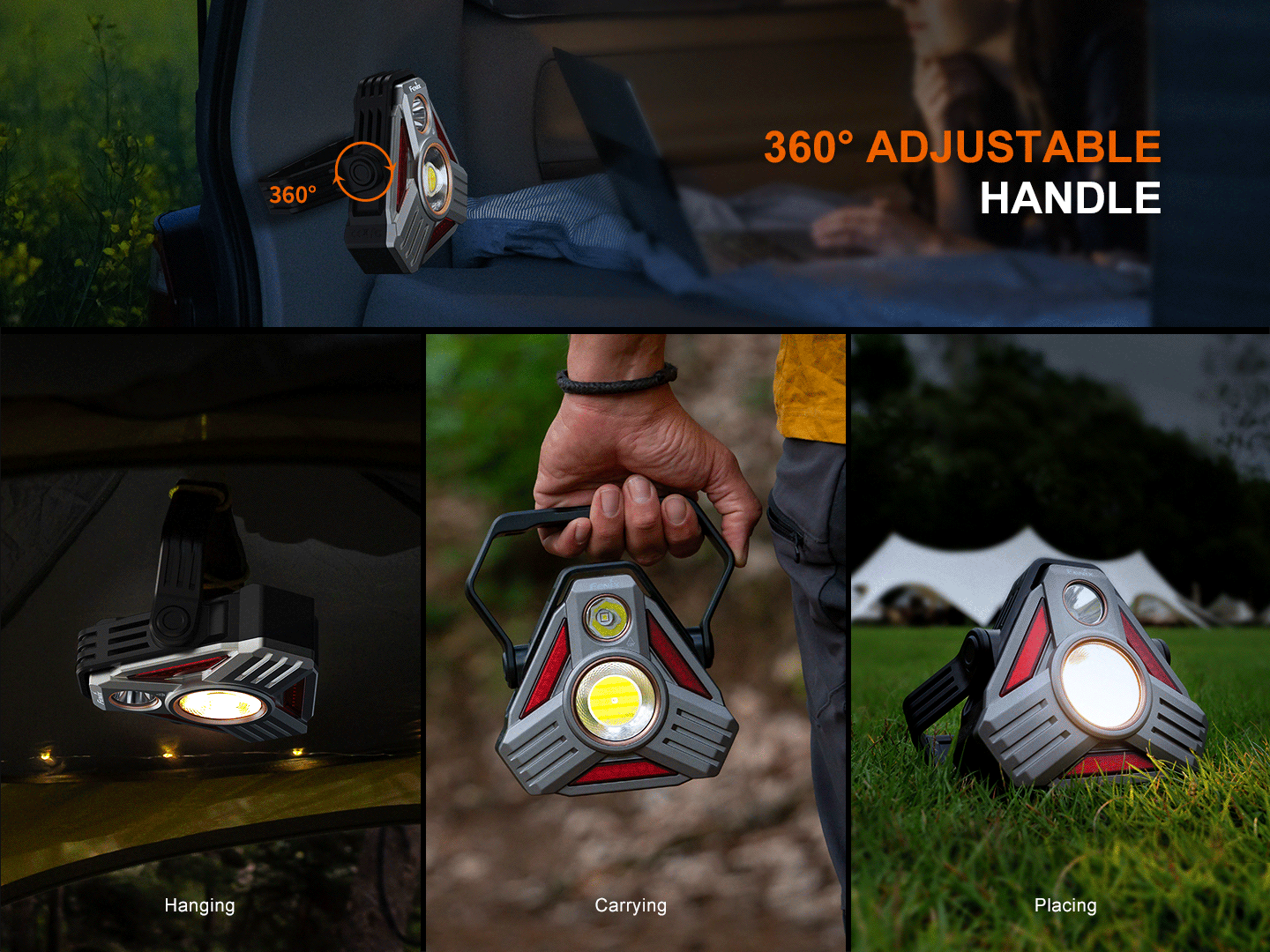 Fenix CP50R Road Hazard Camping Lantern | 5500 Lumens | 360° Handle | 2700K-6500K | IP66