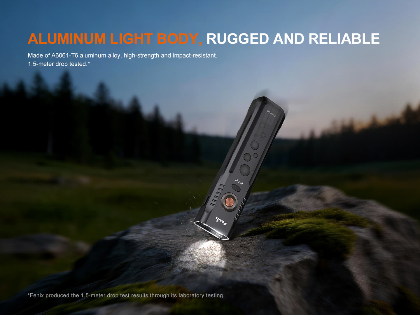 Fenix E08R UE Multi-Light EDC Flashlight | 1600 Lumens | Green Laser | Red Light | IP66