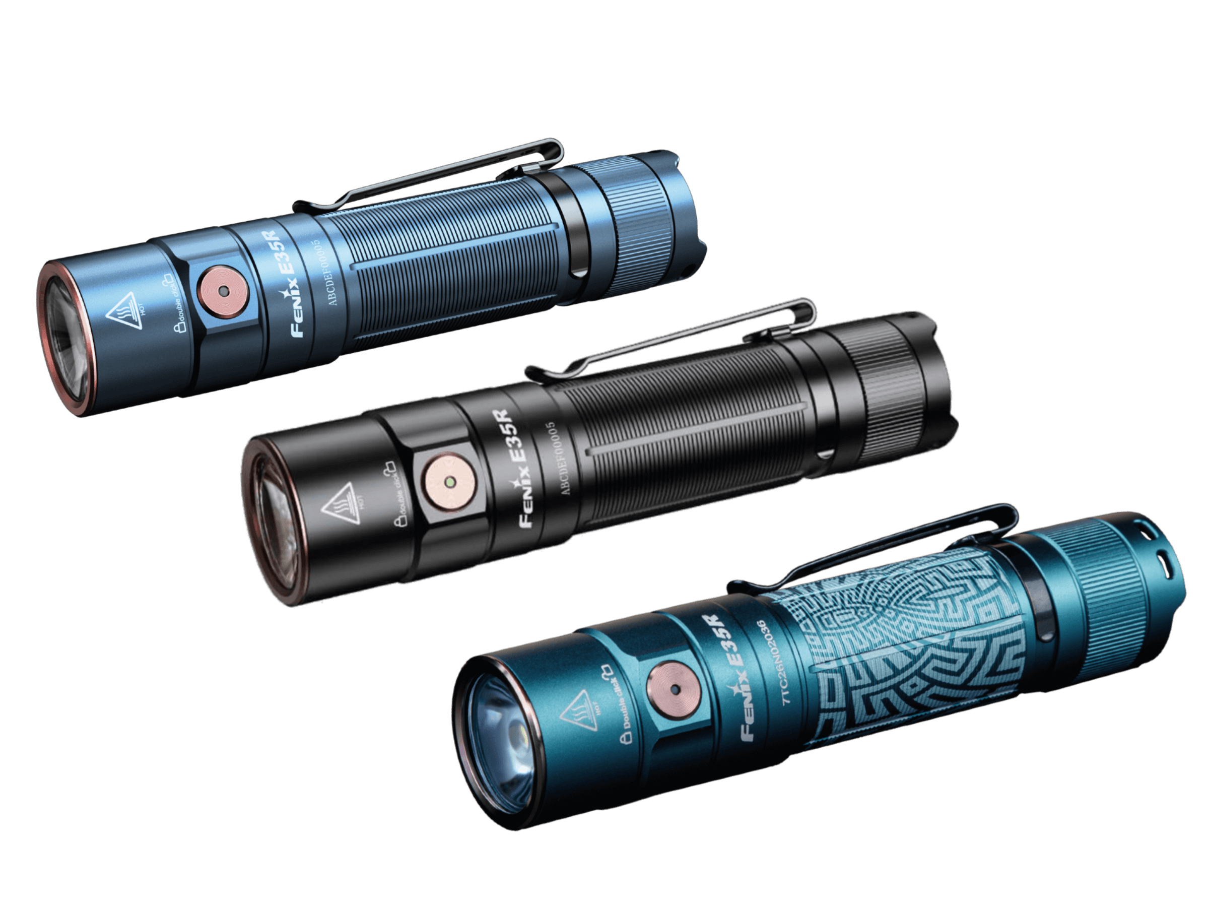Fenix E35R Rechargeable EDC Flashlight | 3100 Lumens | IOP | 6 Modes | USB-C