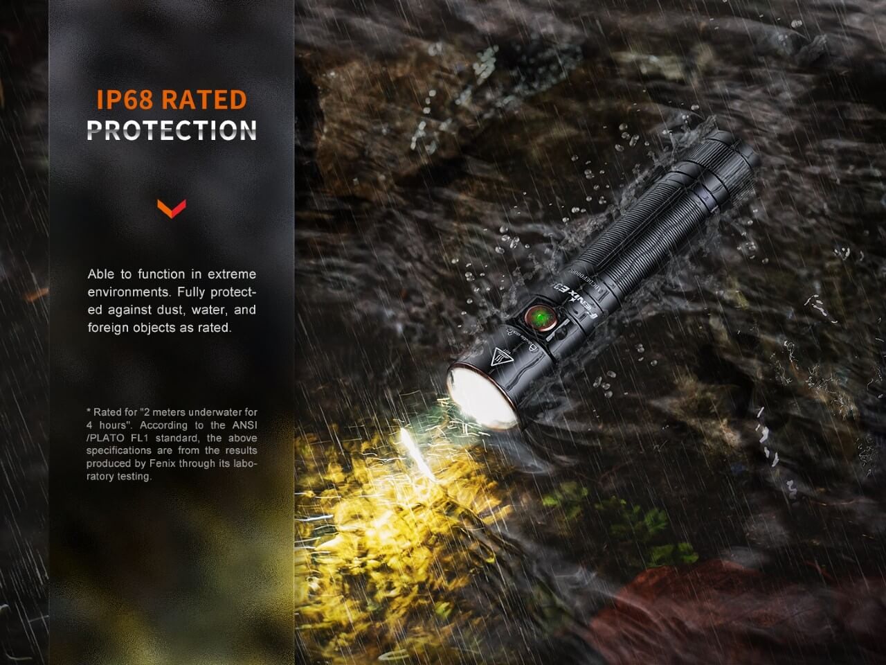 Fenix E35R Rechargeable EDC Flashlight | 3100 Lumens | IOP | 6 Modes | USB-C