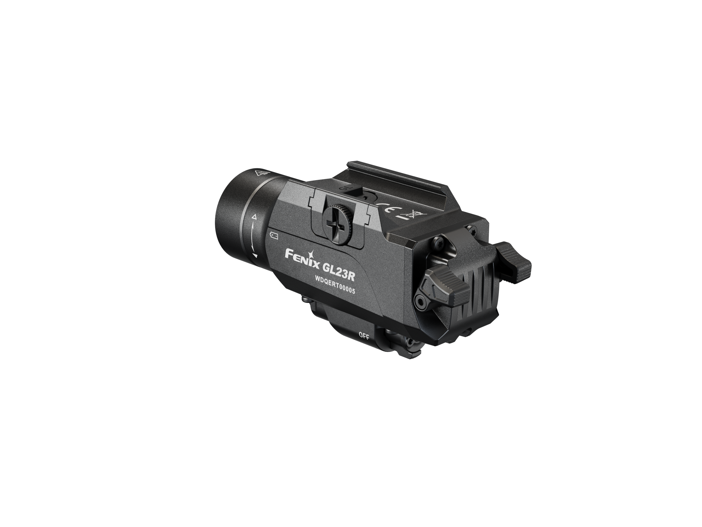 Fenix GL23R Green Laser Tactical Pistol Light | 1200 Lumens | 520nm | IP66 | USB-C