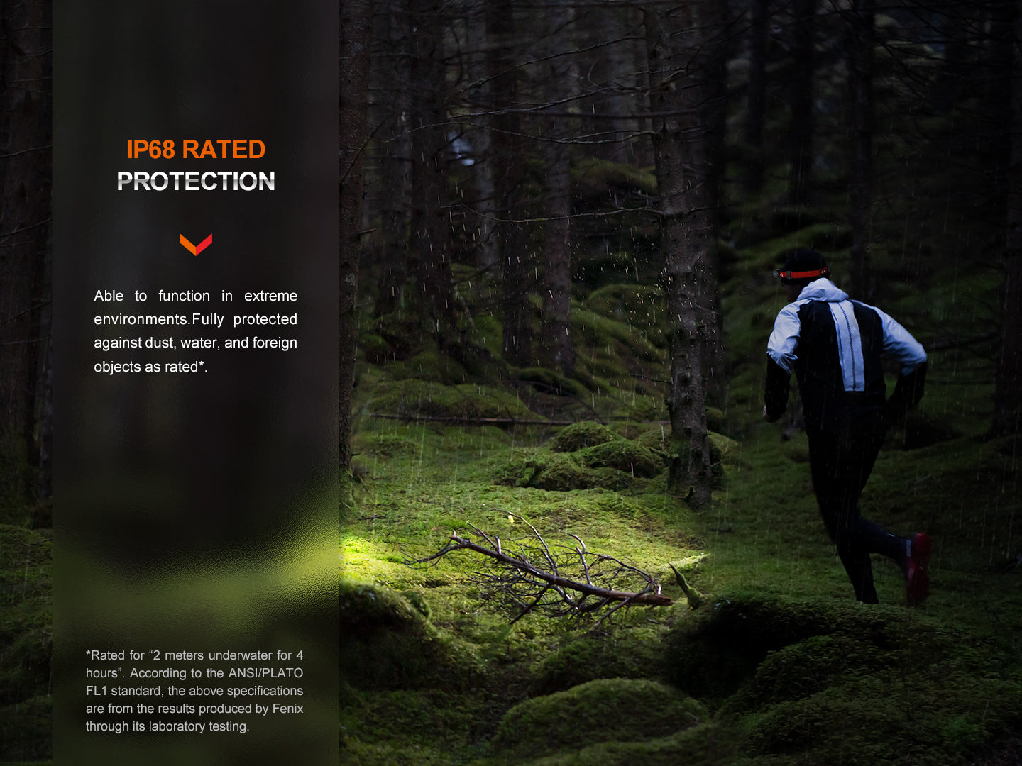 Fenix HM62-T Trail Running Headlamp | 1200 Lumens | Magnesium Body | Emergency Whistle | IP68