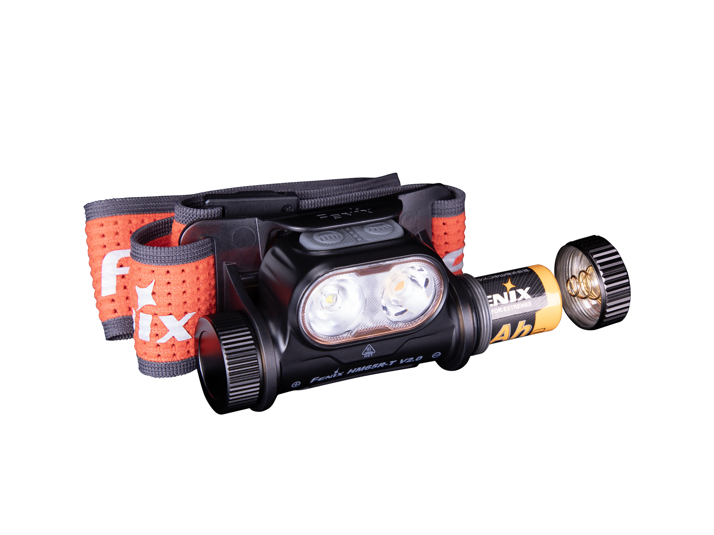 Fenix HM65R-T V2 Trail Running Headlamp | Magnesium | 170m | White & Warm White | IP68