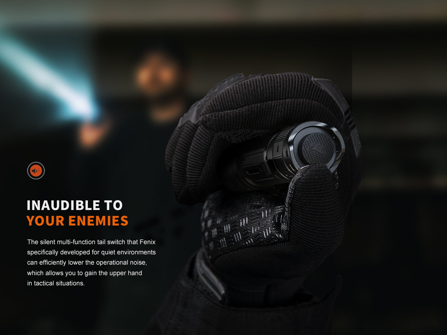 Fenix PD32R Rechargeable Flashlight | 1400 Lumens | Silent Switch | IP68 | USB-C
