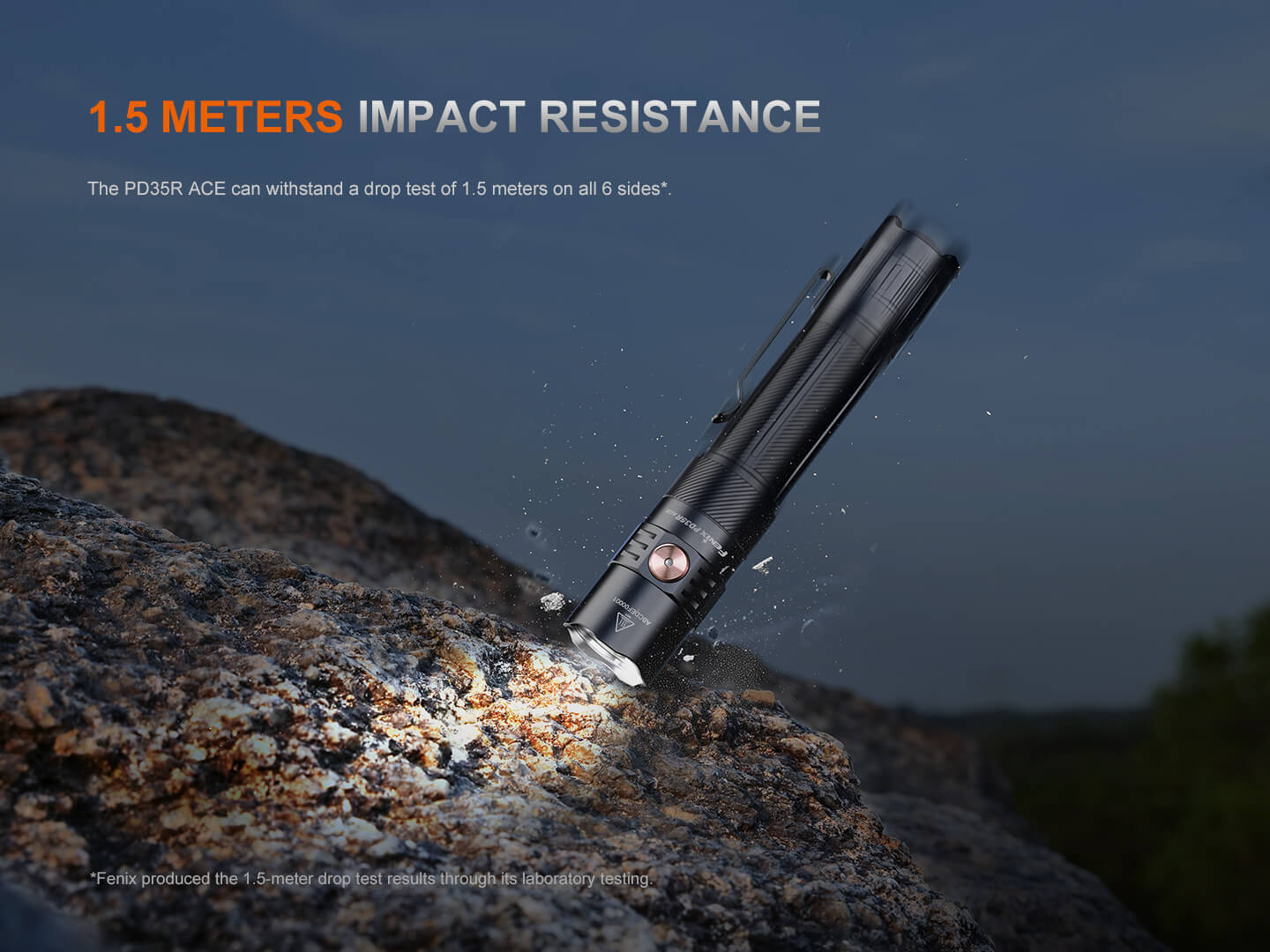 Fenix PD35R ACE Multi-Mode Tactical Flashlight | 2000 Lumens | SET | IP68