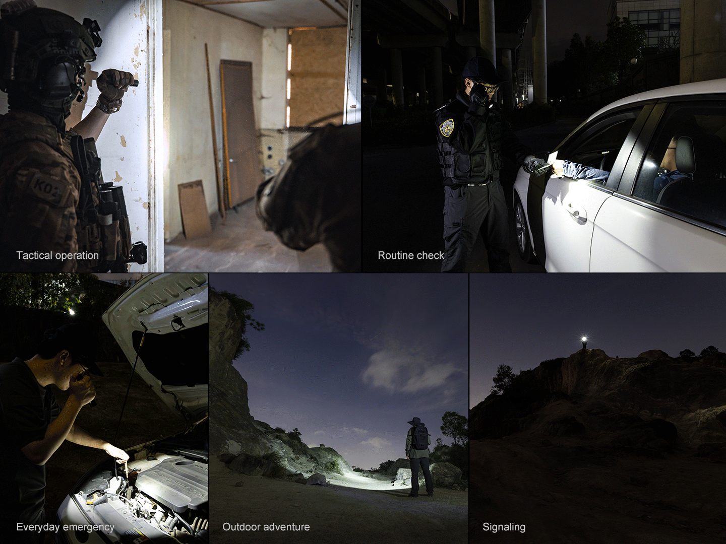 Fenix PD35R ACE Multi-Mode Tactical Flashlight | 2000 Lumens | SET | IP68