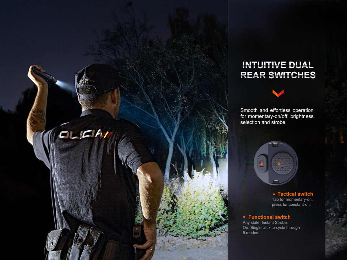 Fenix PD36R Pro Rechargeable Tactical Flashlight | 2800 Lumens | 1247 ft | IP68 | USB-C