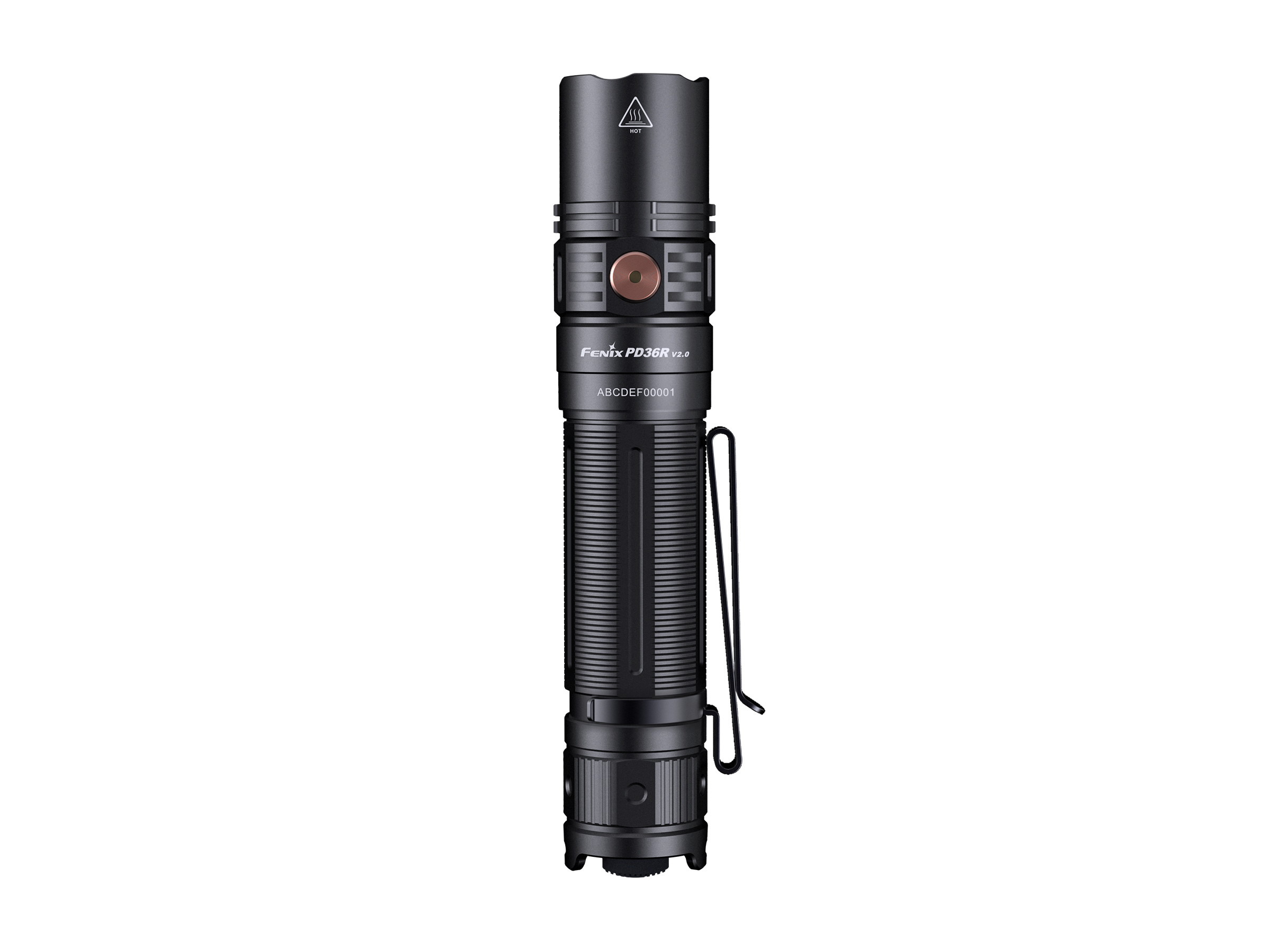 Fenix PD36R V2 Compact Rechargeable Tactical Flashlight | 1700 Lumens | 396m | IP68
