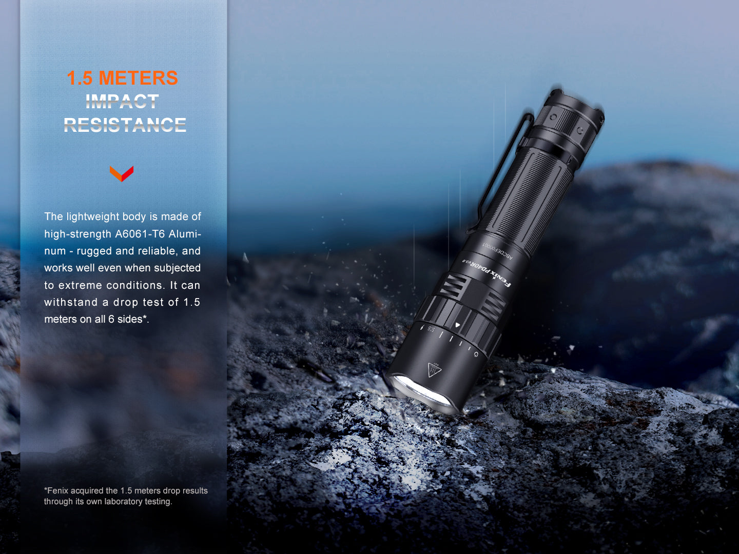 Fenix PD40R V3 Rechargeable Flashlight | 3000 Lumens | 500m | IP68