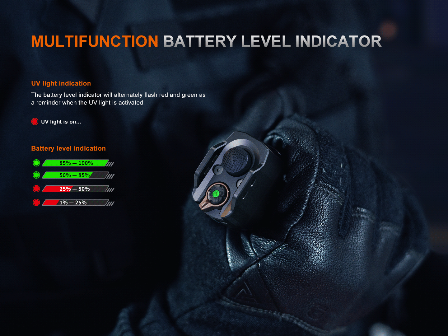 Fenix TK35R UV Tactical Flashlight | 5800 Lumens | 610m | Dual UV | USB-C | IP68