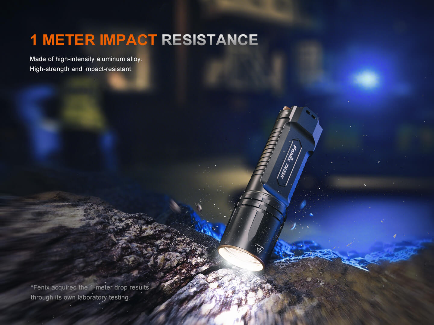 Fenix TK35R UV Tactical Flashlight | 5800 Lumens | 610m | Dual UV | USB-C | IP68