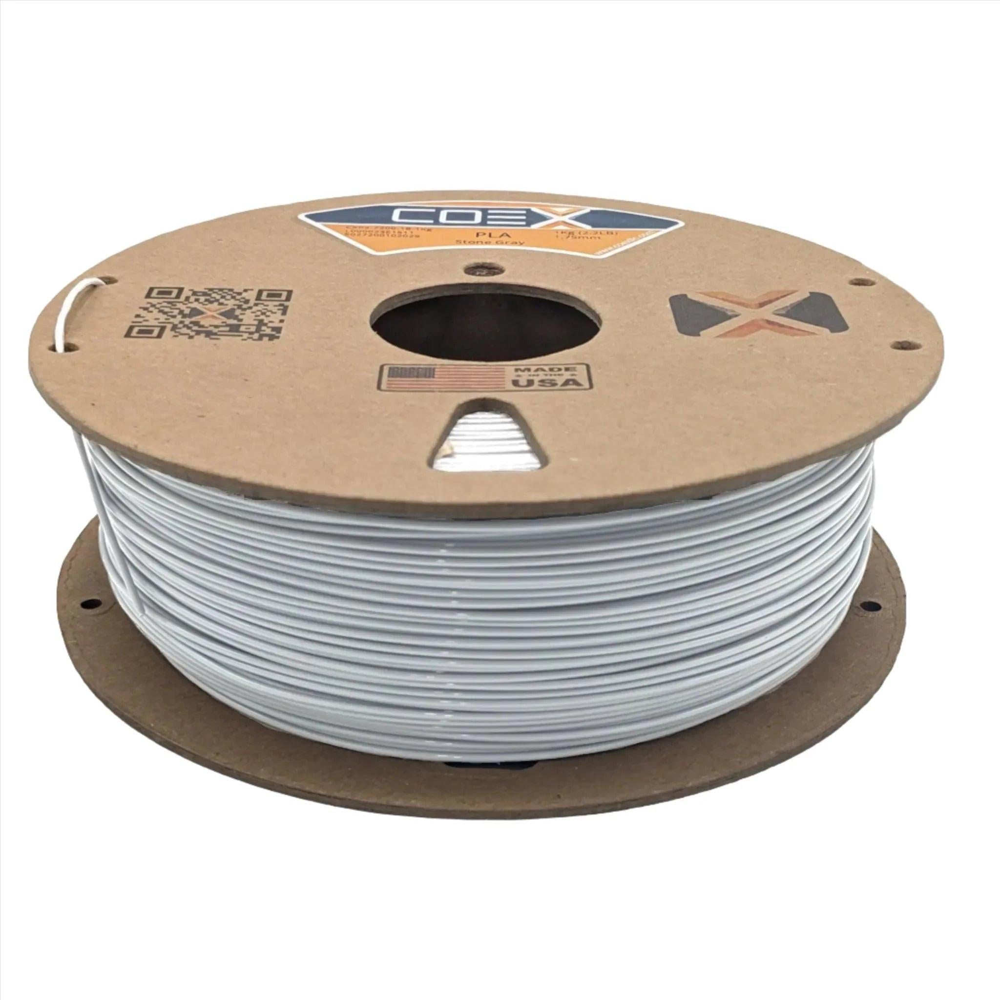 COEX 3D PLA Filament – Fog Gray – Easy Print, Smooth Finish 3D Printing Material