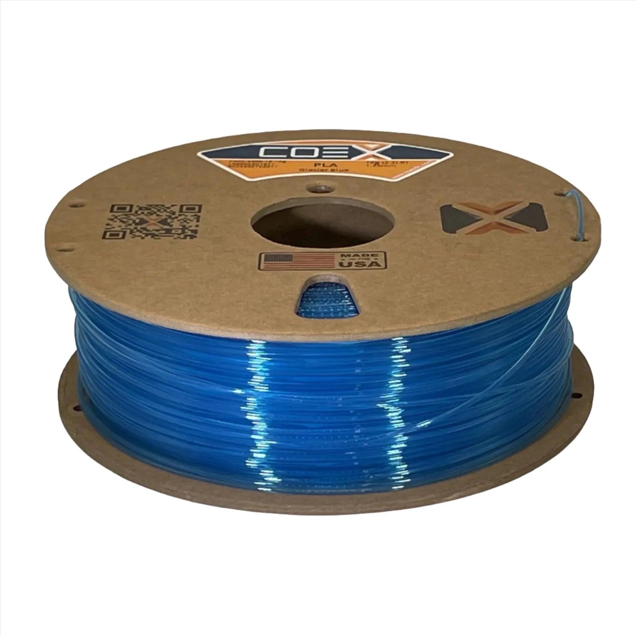 COEX 3D PLA Filament – Glacier Blue – Easy Print, Smooth Finish 3D Printing Material