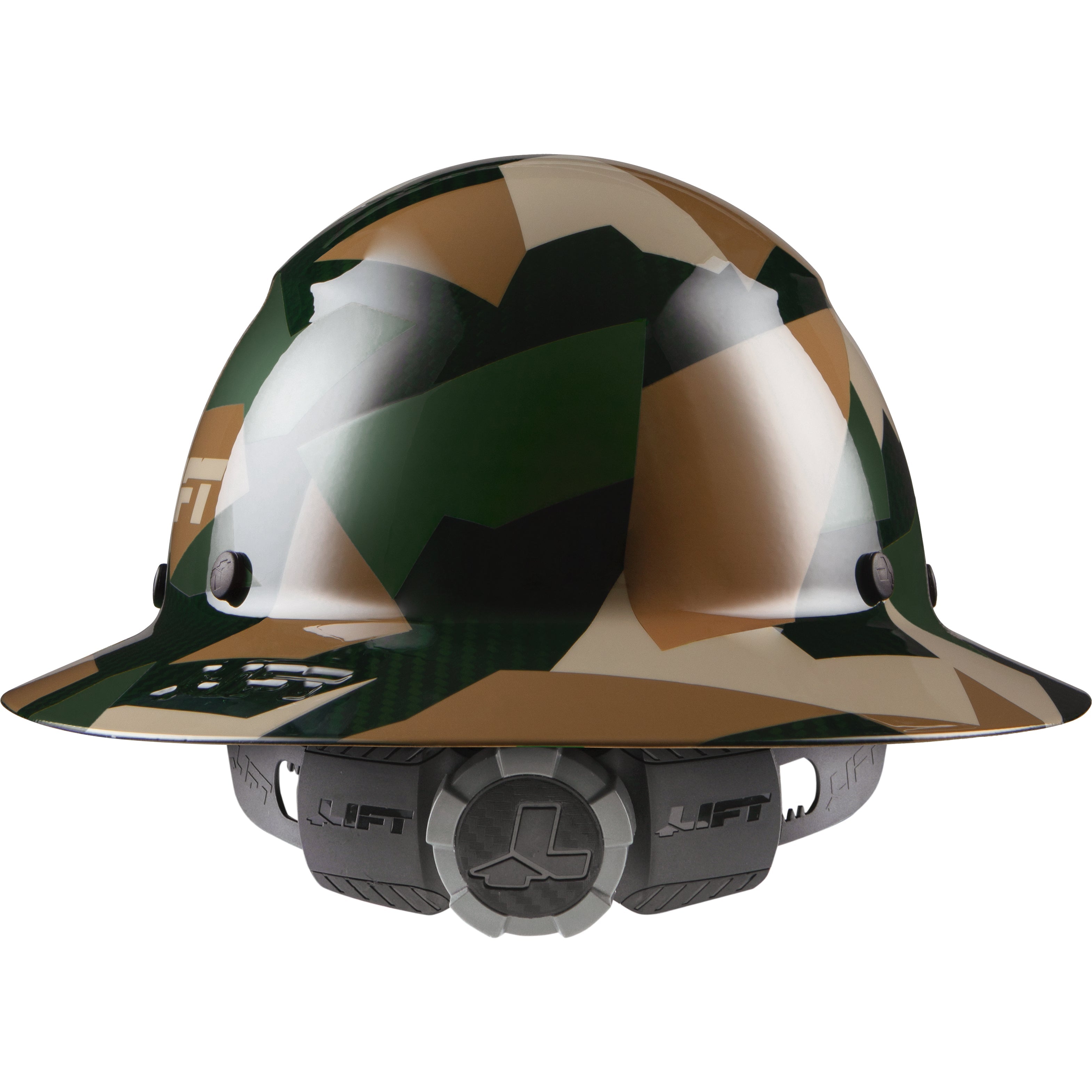 LIFT Safety DAX Jungle Carbon Fiber Full Brim Hard Hat | ANSI Type I Class C | EN 397