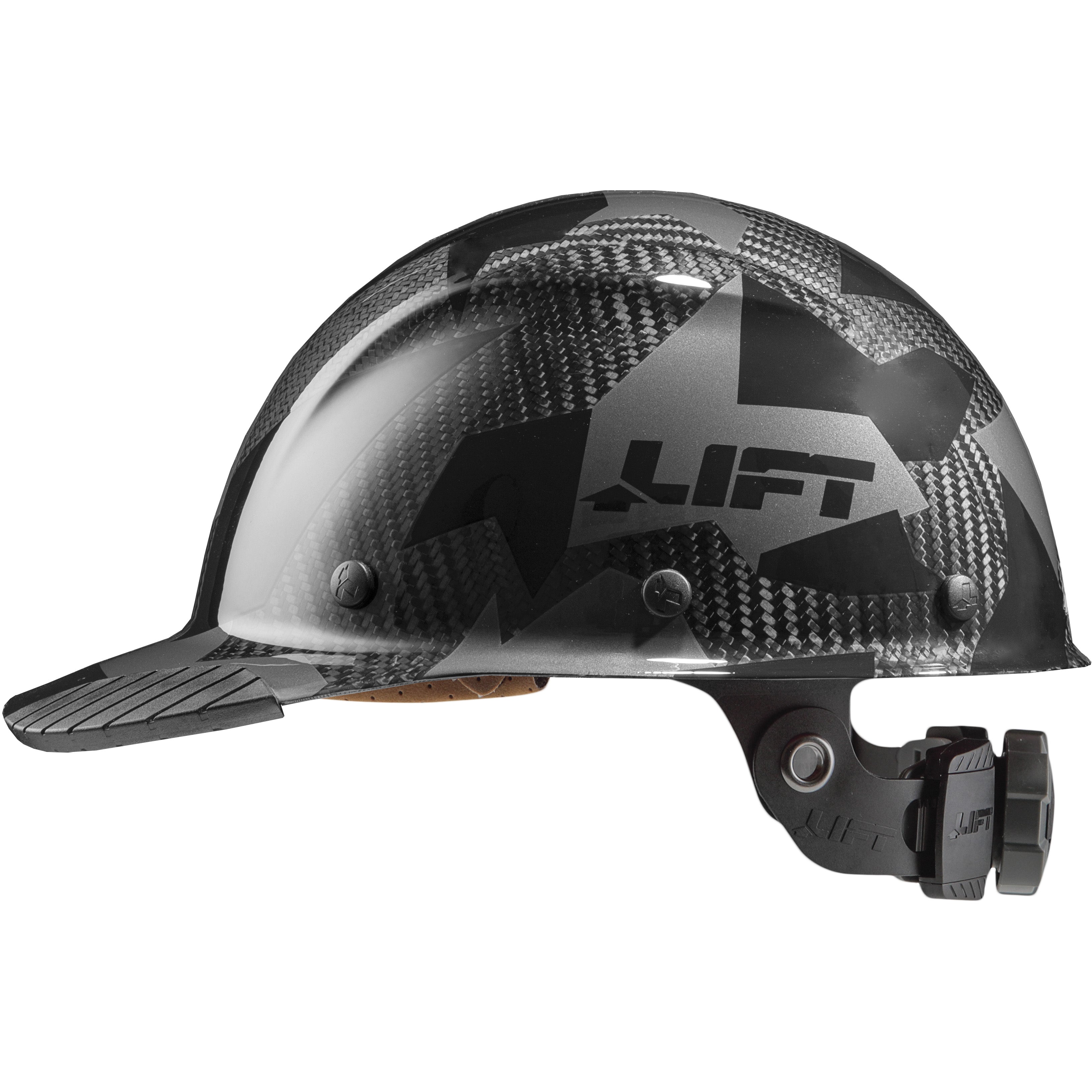 LIFT Safety DAX Carbon Fiber Camo Cap Style Hard Hat | ANSI Type I Class C | EN 397